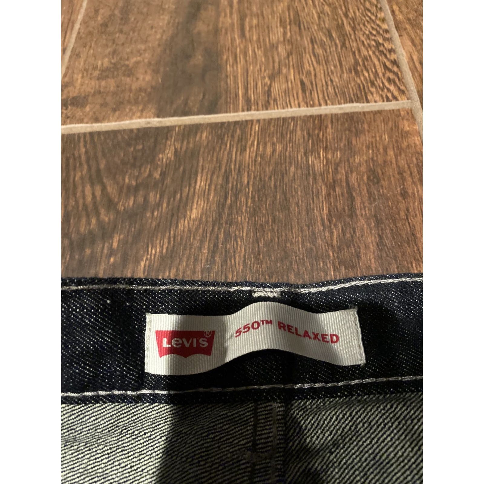 Levi's VINTAGE Levi's 550 Jeans 16R 28x28 Relaxed Mom Denim Blue 100% Cotton Jeans Womens 80s 90s Logo Easy Care Pockets NWT Size 38" / US 16 / IT 52 - 6 Thumbnail
