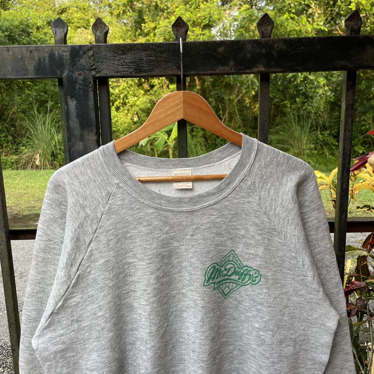 Fruit Of The Loom 🔥Vintage 90s Mc Duffy’s Big Logo Spellout Sweatshirts Size US M / EU 48-50 / 2 - 4 Thumbnail