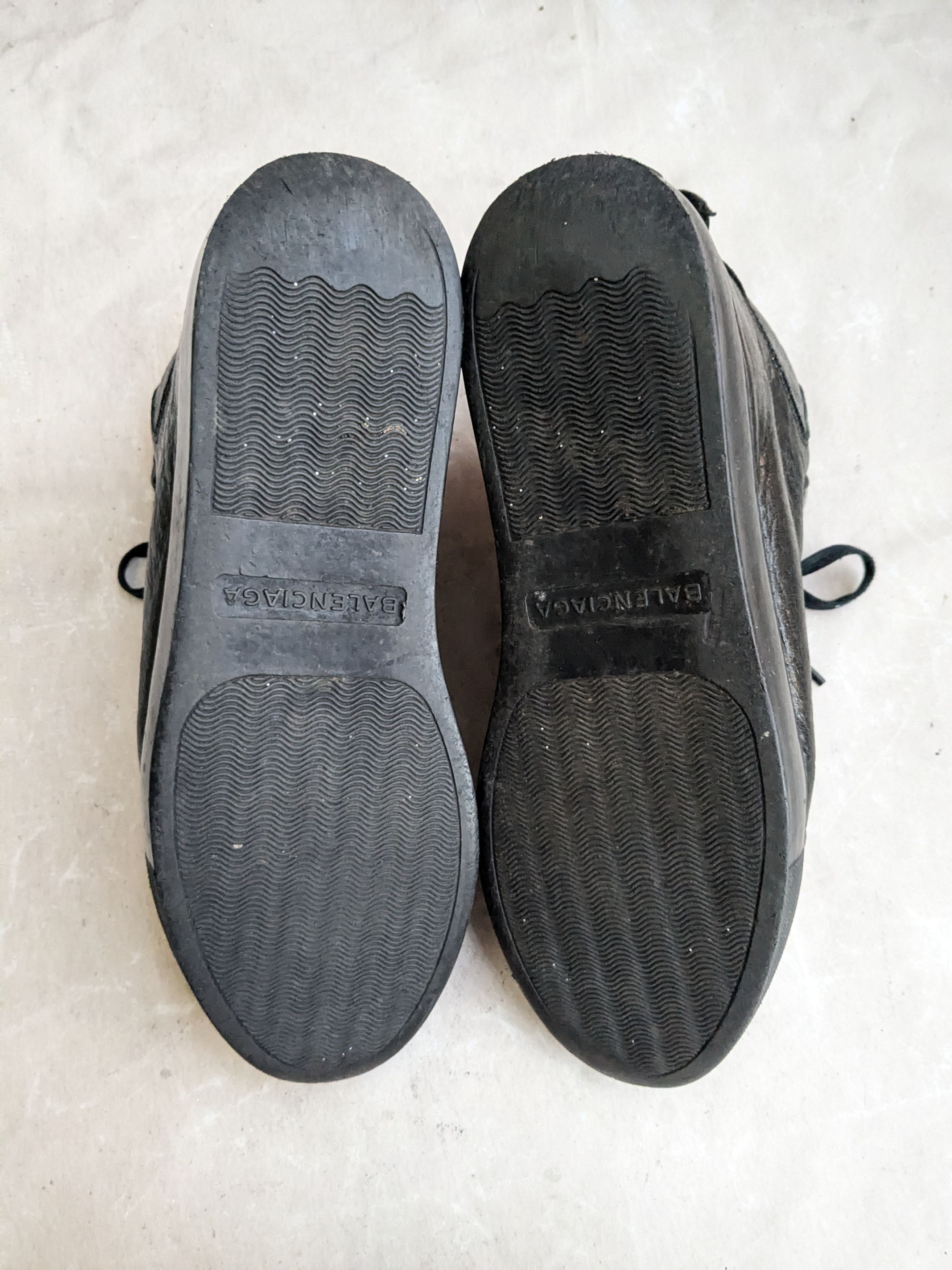 Balenciaga Balenciaga Arena Black 9 Leather High Tops Sneakers Size US 9 / EU 42 - 14 Thumbnail