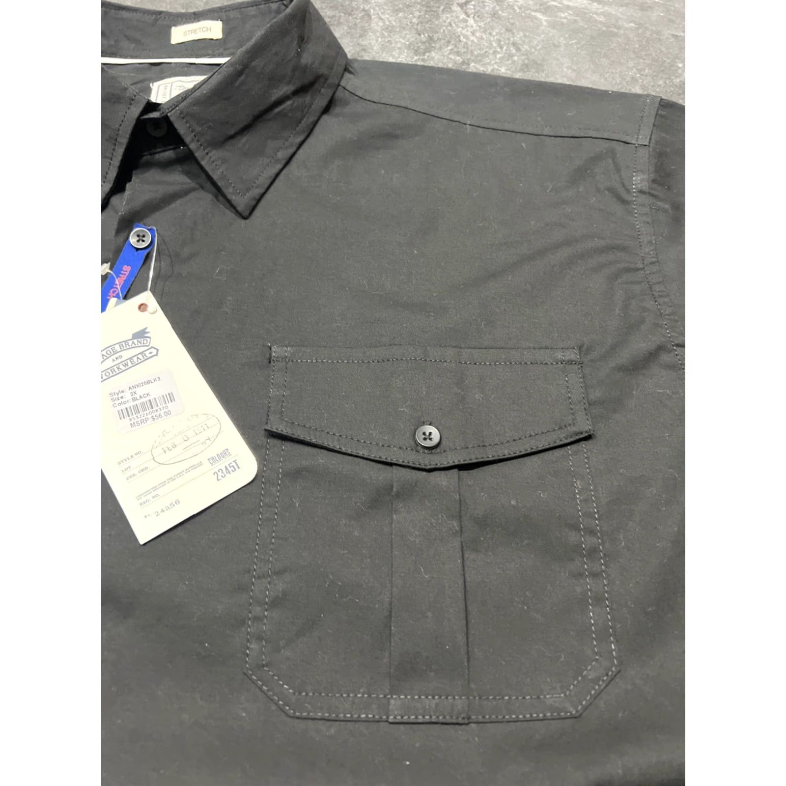Alexander Julian Alexander Julian Men Shirt Big & Tall 2X White Cotton Vintage No Pocket Button-Up Collared Short Sleeve Business Formal Workwear Size US XXL / EU 58 / 5 - 3 Thumbnail