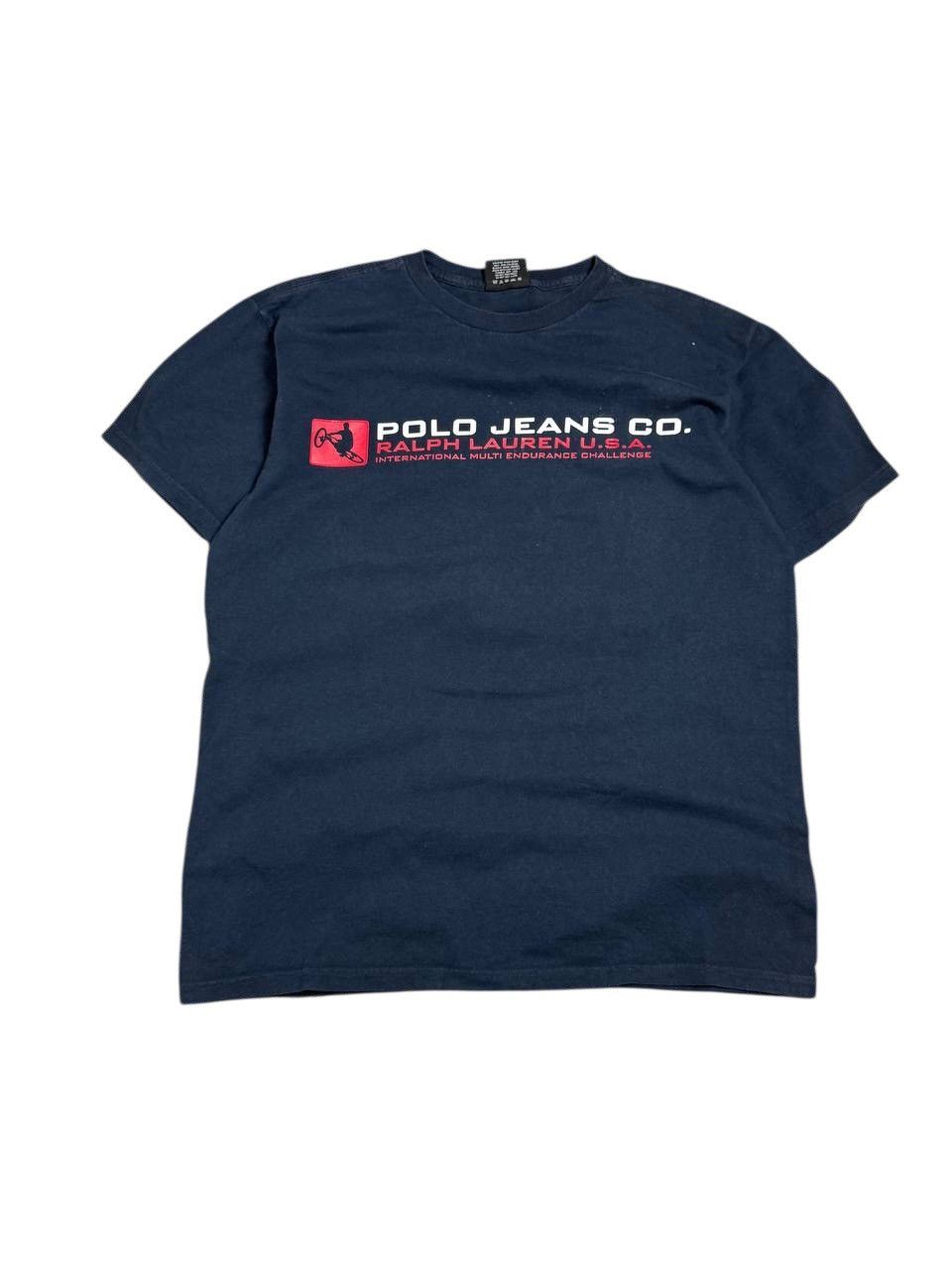 Polo Ralph Lauren × Vintage Vintage Polo Jeans Co T Shirt Size US M / EU 48-50 / 2 - 1 Thumbnail