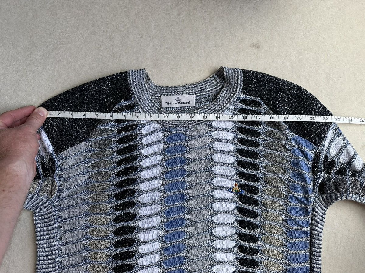 Vivienne Westwood $960 Vivienne Westwood Marcel jumper metallic lamé sweater Size US L / EU 52-54 / 3 - 10 Thumbnail