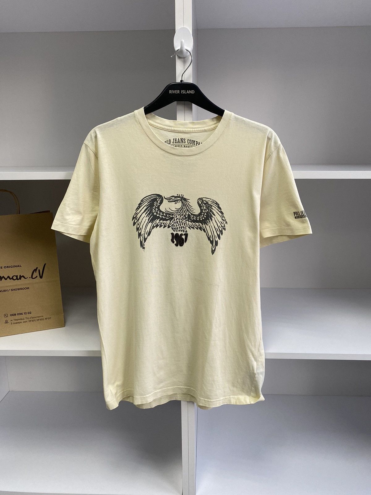 Polo Ralph Lauren × Vintage Vintage Polo Jeans Company Archival Y2K T-Shirt Size US M / EU 48-50 / 2 - 2 Thumbnail