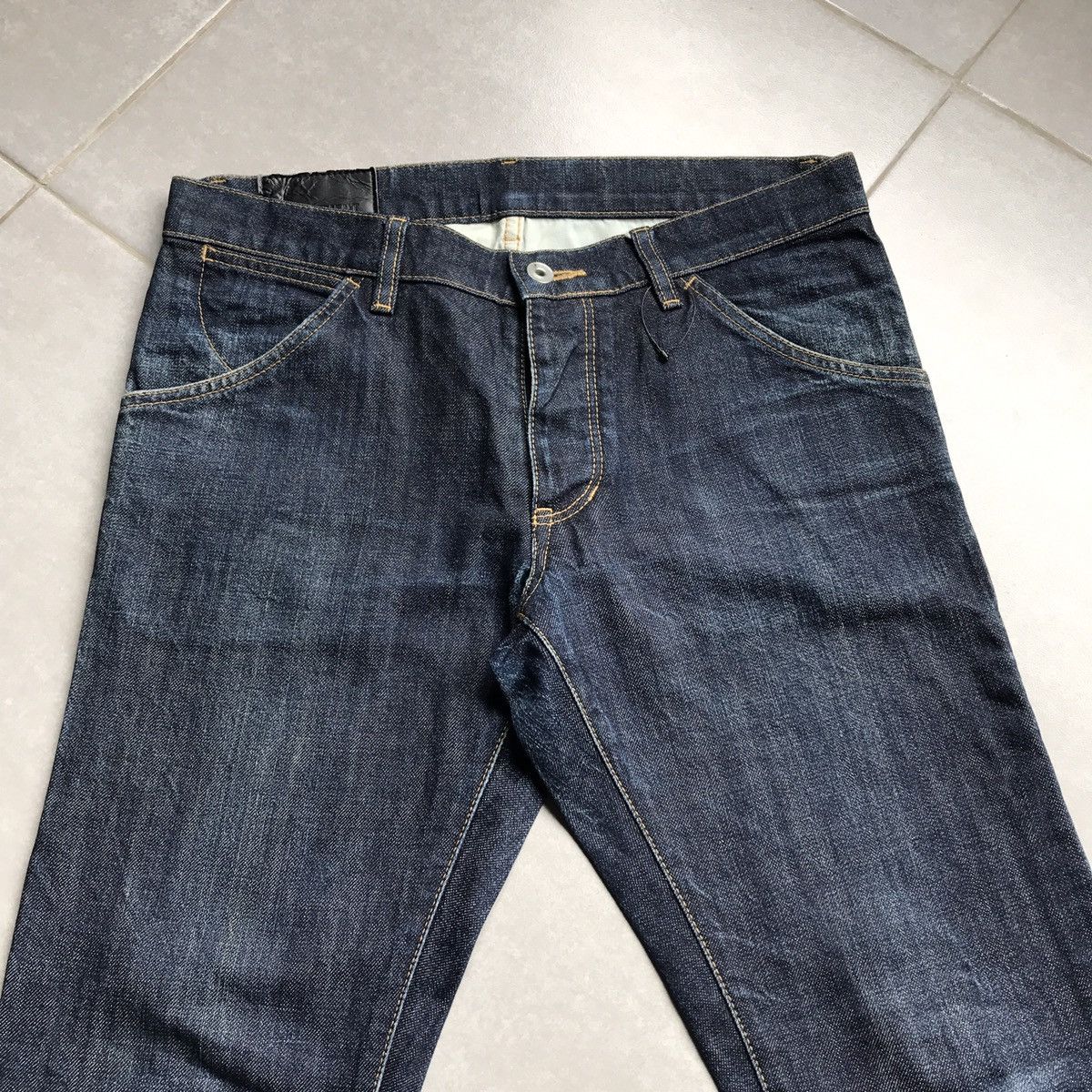 Attachment × Kazuyuki Kumagai Attachment Black Attachment J cut indigo Denim Size US 32 / EU 48 - 2 Thumbnail