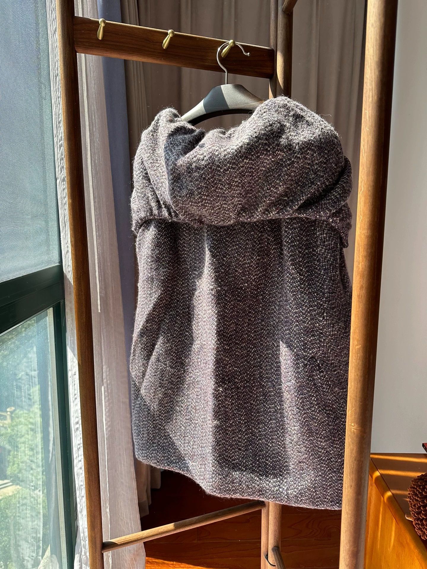 Dries Van Noten Dries Van Noten DVN Sleeveless Cape plum-brown Vintage S Size S / US 4 / IT 40 - 4 Thumbnail