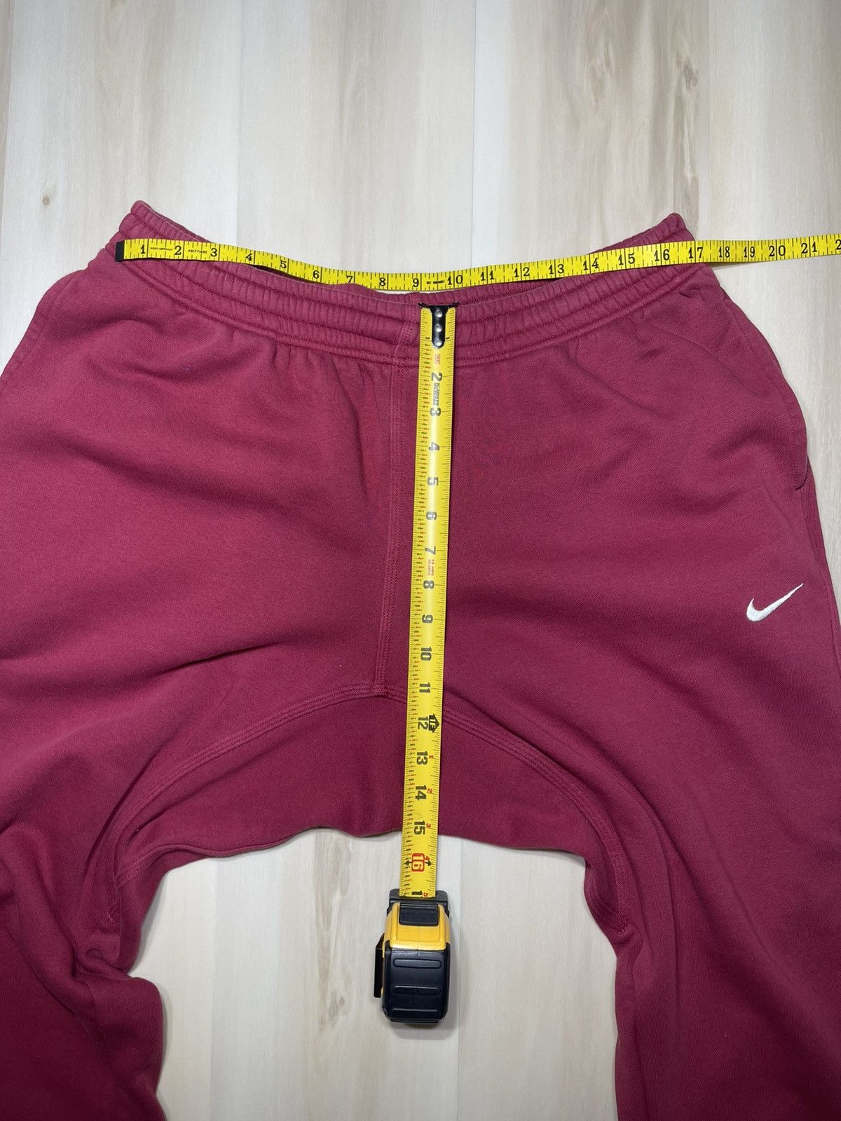 Nike Nike Sweatpants Men’s Sz XXL Maroon Fleece Jogger Drawstring Size US 38 / EU 54 - 5 Thumbnail