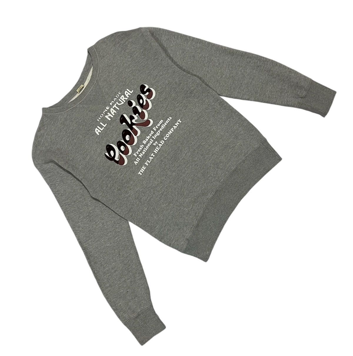 Japanese Brand × The Flat Head The flat head sweatshirt colour grey Size US M / EU 48-50 / 2 - 2 Thumbnail