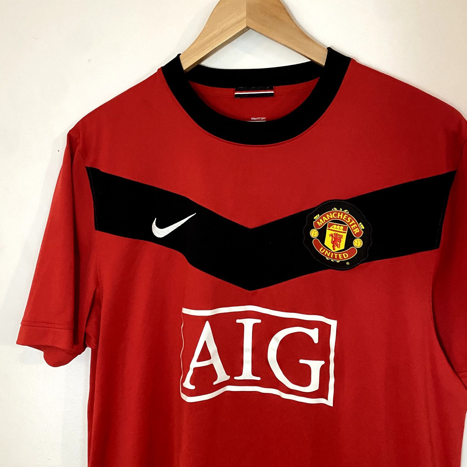 Nike Nike Manchester United 2009-10 Home Soccer Jersey Size US L / EU 52-54 / 3 - 3 Thumbnail