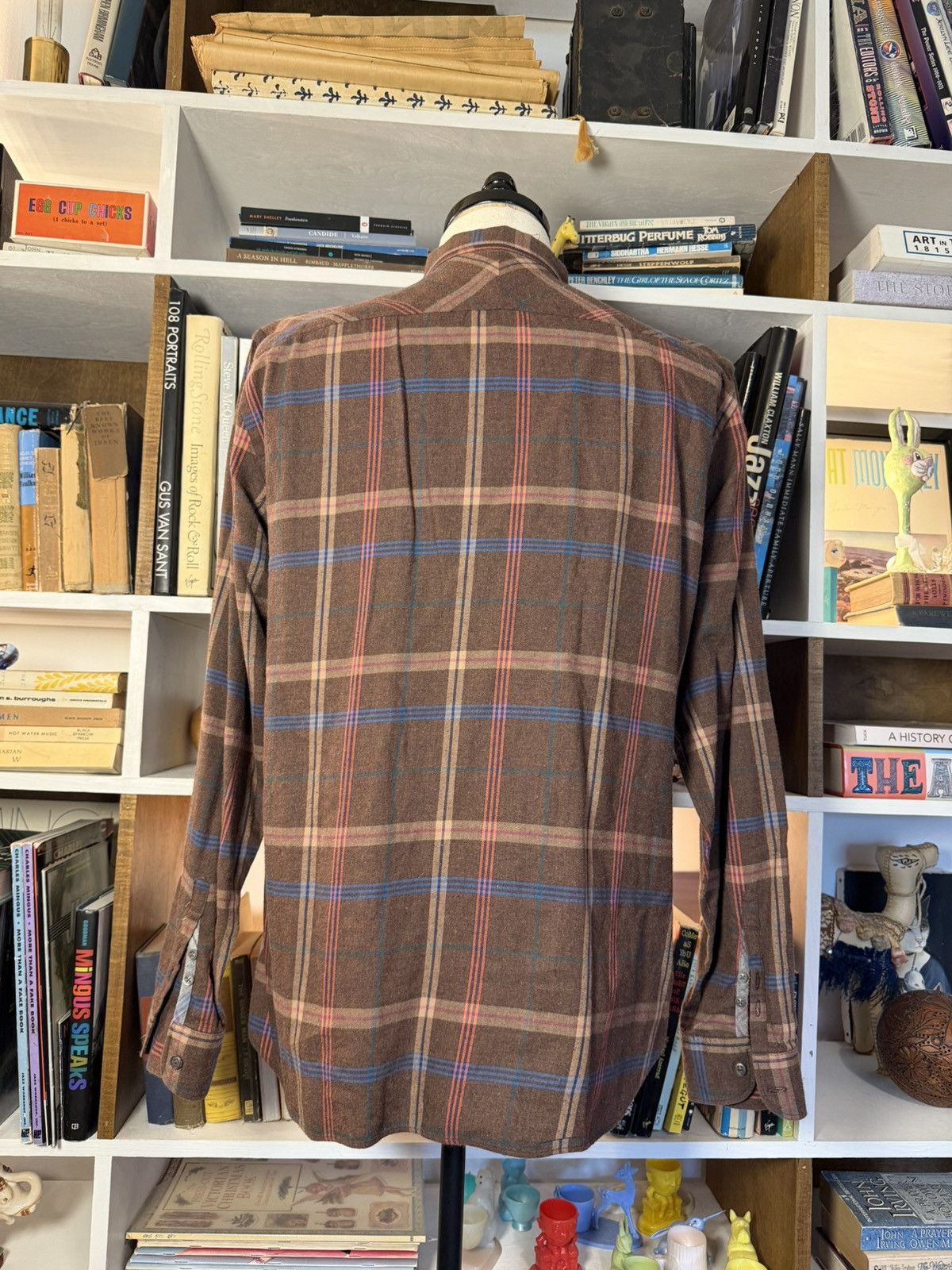 Paul Smith Paul Smith Plaid Flannel Dress Shirt Size US L / EU 52-54 / 3 - 5 Thumbnail