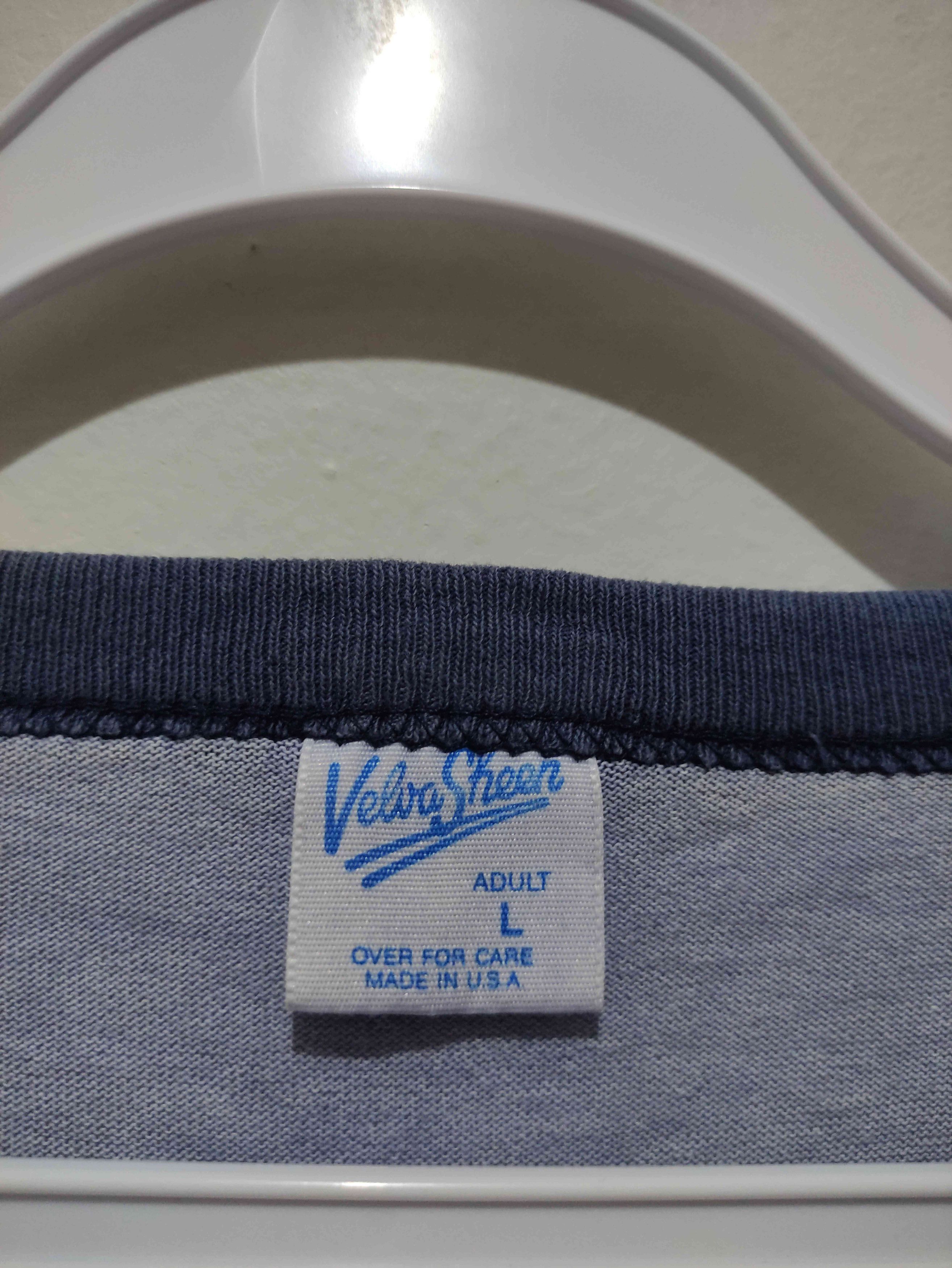 Velva Sheen Vintage Mickey Mouse Ringer Print T-Shirt Made in Usa Size US L / EU 52-54 / 3 - 5 Thumbnail
