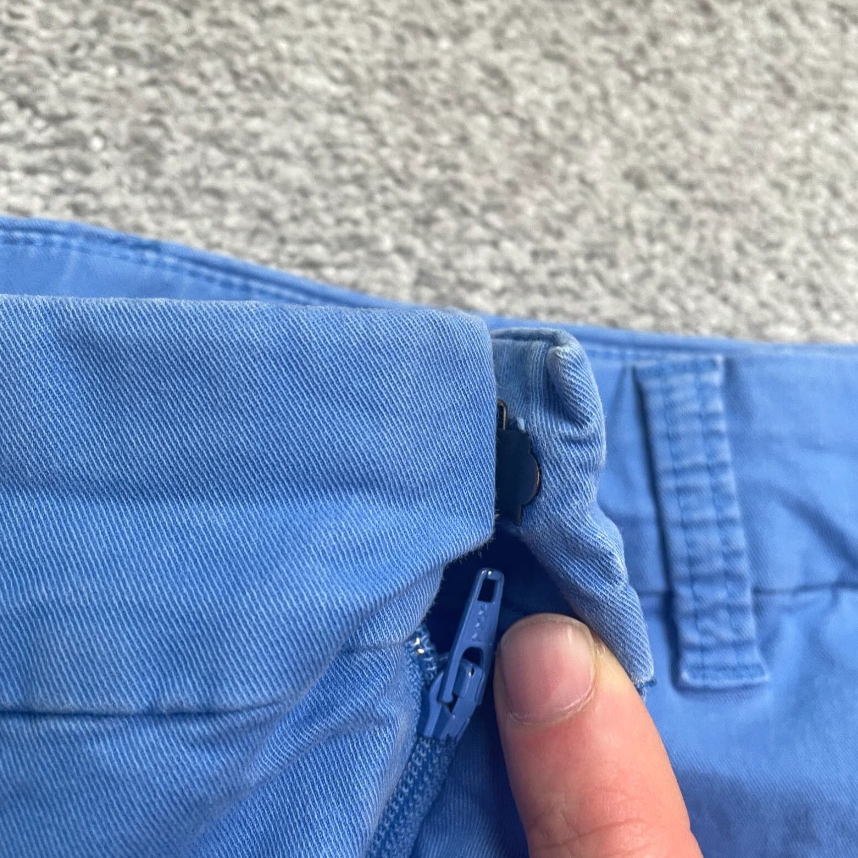 J.Crew J. Crew Chino Shorts Womens 8 Blue Mid Rise Pockets Cotton Casual Outdoor 33x9 Vintage: No Size 30" / US 8 / IT 44 - 4 Thumbnail