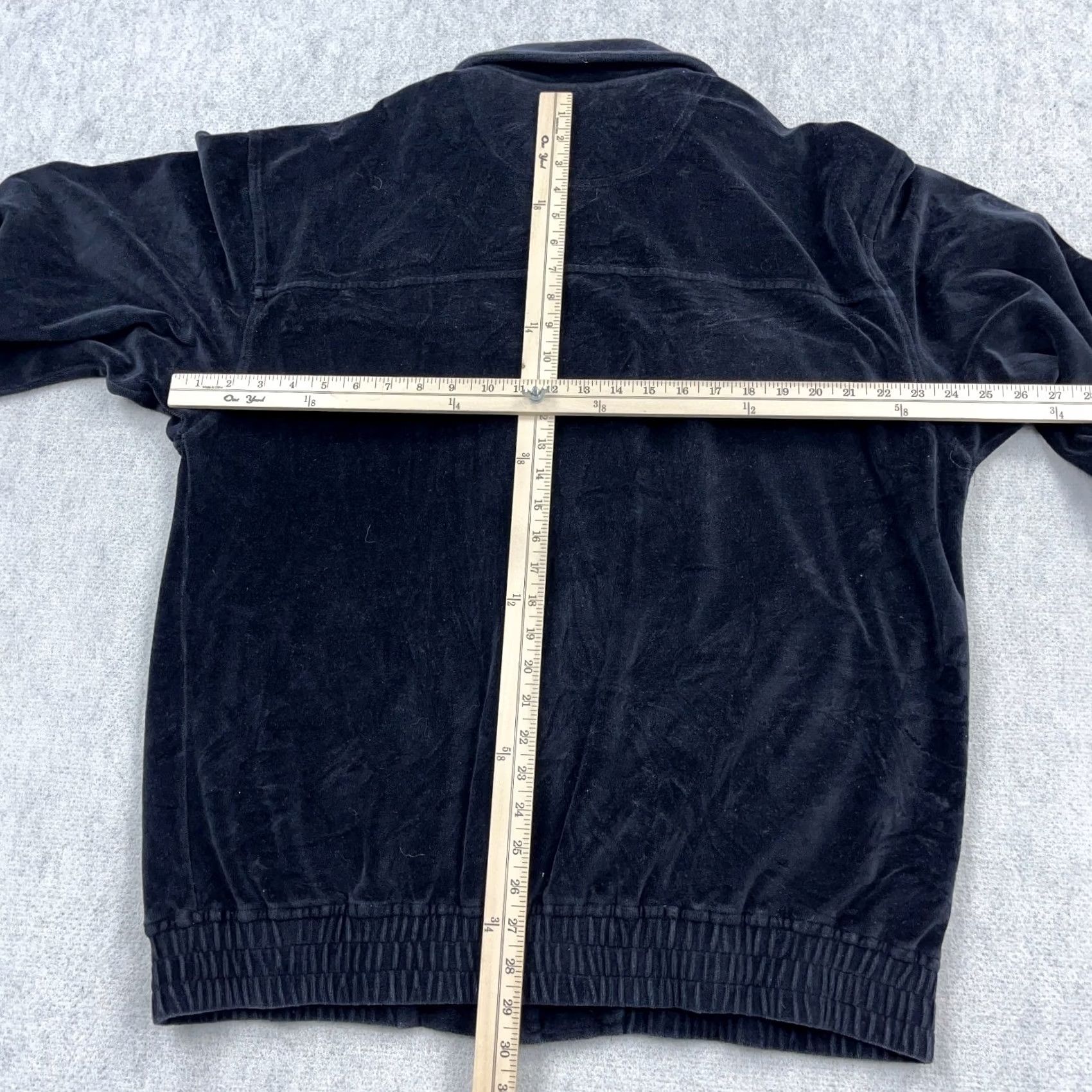 Southpole VINTAGE Southpole Track Jacket Mens XL Black Velour Full Zip Baggy Hip Hop Y2K Size US XL / EU 56 / 4 - 6 Thumbnail