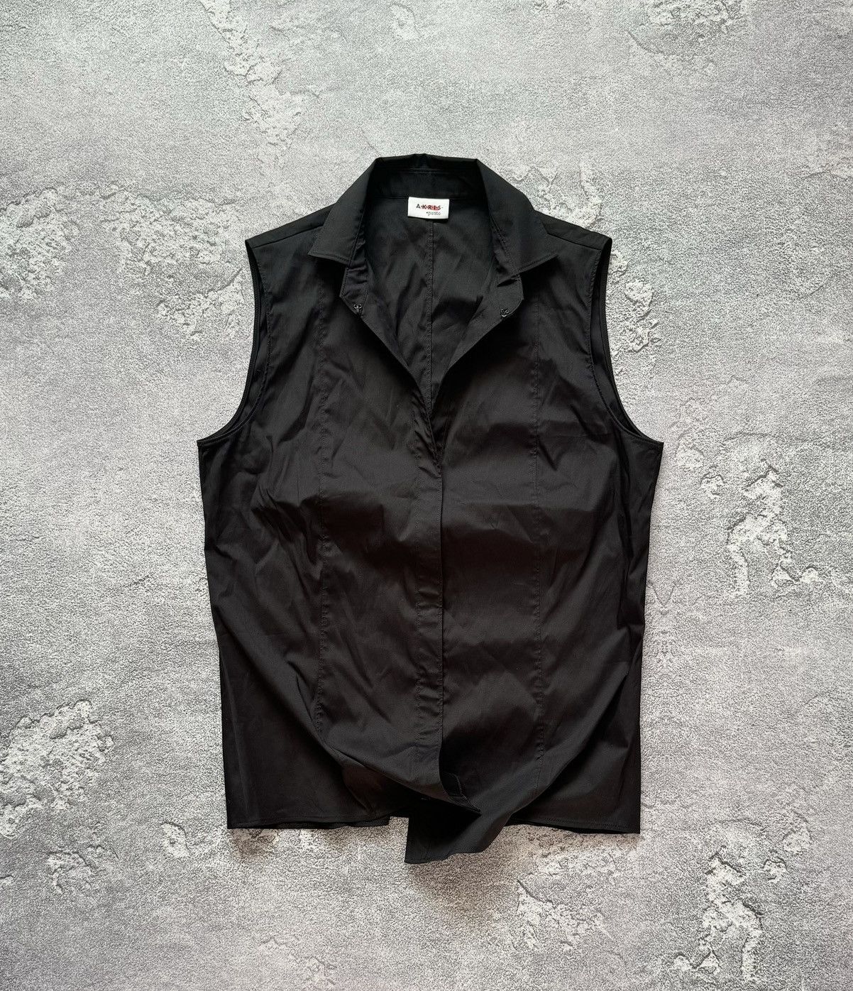 Akris × Designer Akris punto USA10/F42 black top sleeveless blouse shirt vest Size M / US 6-8 / IT 42-44 - 1 Thumbnail