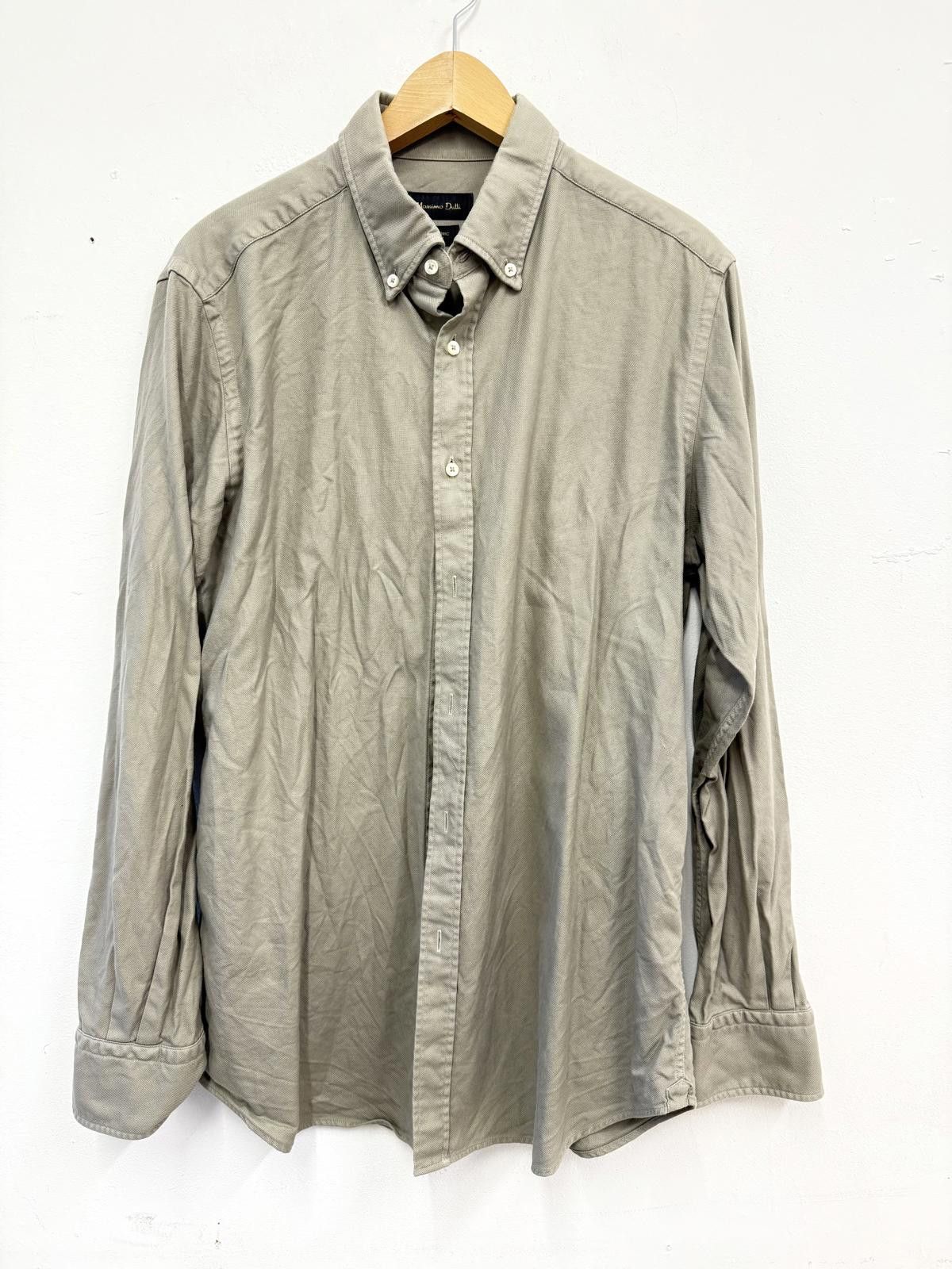 Massimo Dutti Massimo Dutti Men's Button-Down Shirt, Size L, Beige Size US L / EU 52-54 / 3 - 1 Thumbnail