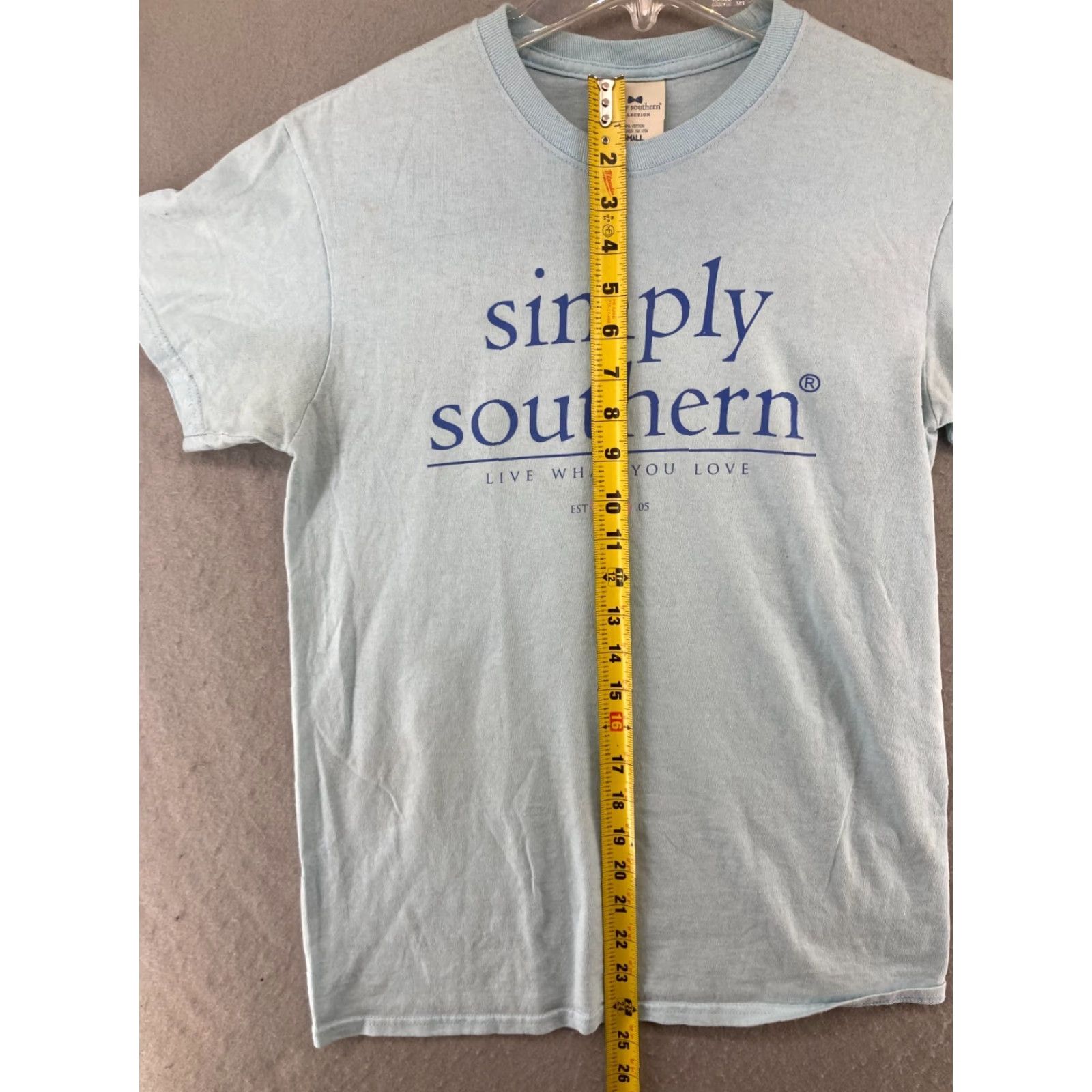 Vintage VINTAGE Simply Southern Women's T-Shirt Large Blue Casual Cotton Butterfly 90s Ladies Size L / US 10 / IT 46 - 4 Thumbnail