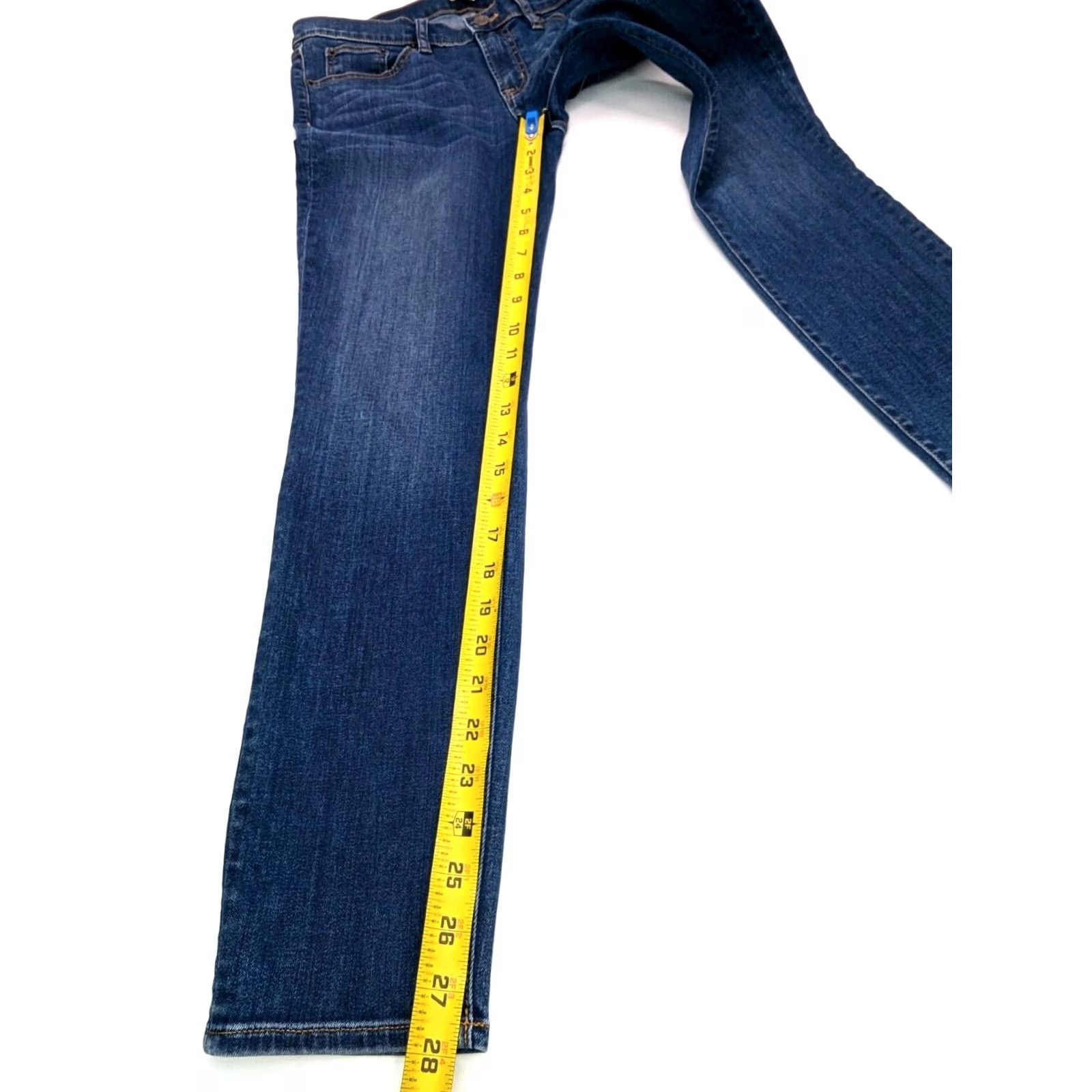 J.Crew J.CREW Jeans Skinny Stretch Women 30x28 Blue Denim B8320 Regular 5-Pocket Modern American Classic Vintage No Size 30" / US 8 / IT 44 - 3 Thumbnail