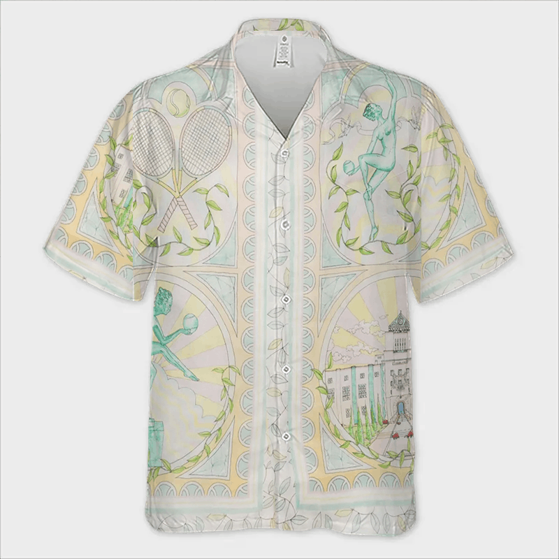 The Unbranded Brand × Vintage Vase-Print Shirt | Art Meets Fabric Size US S / EU 44-46 / 1 - 2 Thumbnail