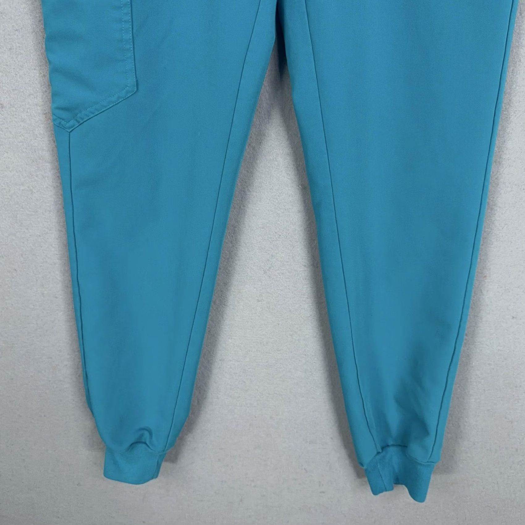 Vintage FIGS Scrub Pants Womens XS Blue Technical Collection Jogger Cargo Workwear Size 26" / US 2 / IT 38 - 3 Thumbnail