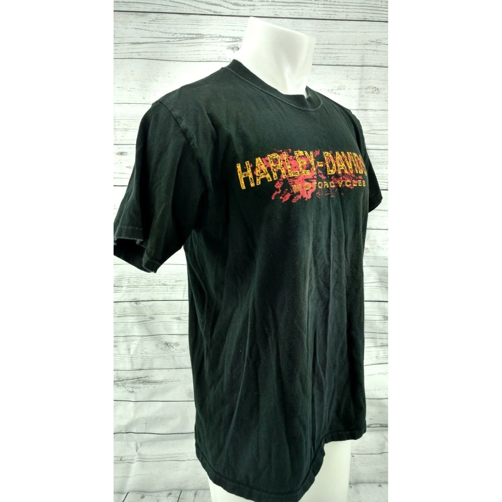 Harley Davidson Vintage Harley-Davidson T-Shirt | Graphic Tee | Black | Large | Men’s XS? Size US L / EU 52-54 / 3 - 4 Thumbnail