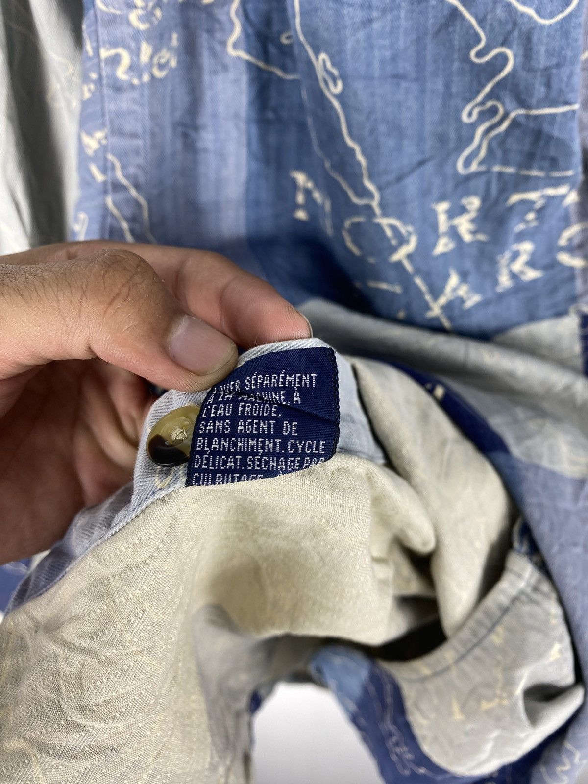 Nautica Vintage Flannel Nautica Fullprint North Carolina Size US XL / EU 56 / 4 - 12 Thumbnail