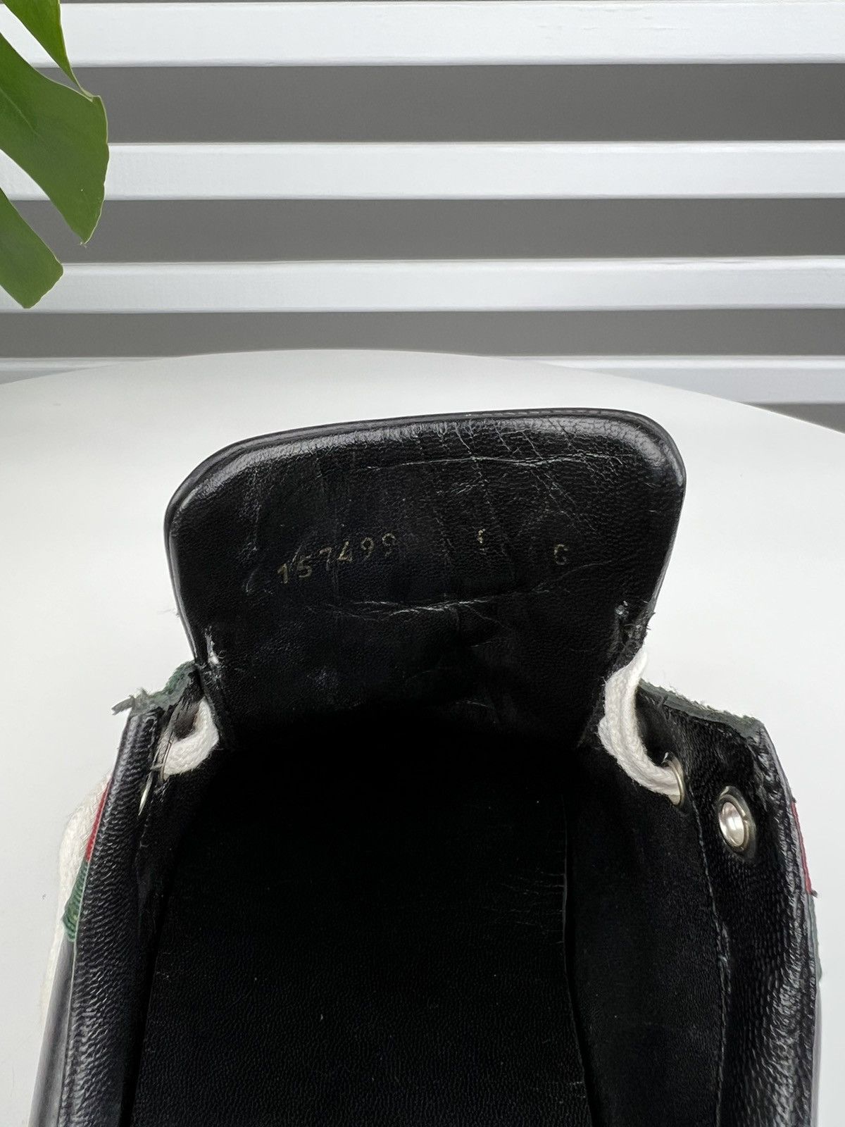 Gucci GUCCI Sneakers Low Top Leather Shoes BOULEVARD Web Stripes Size US 8.5 / EU 41-42 - 15 Thumbnail
