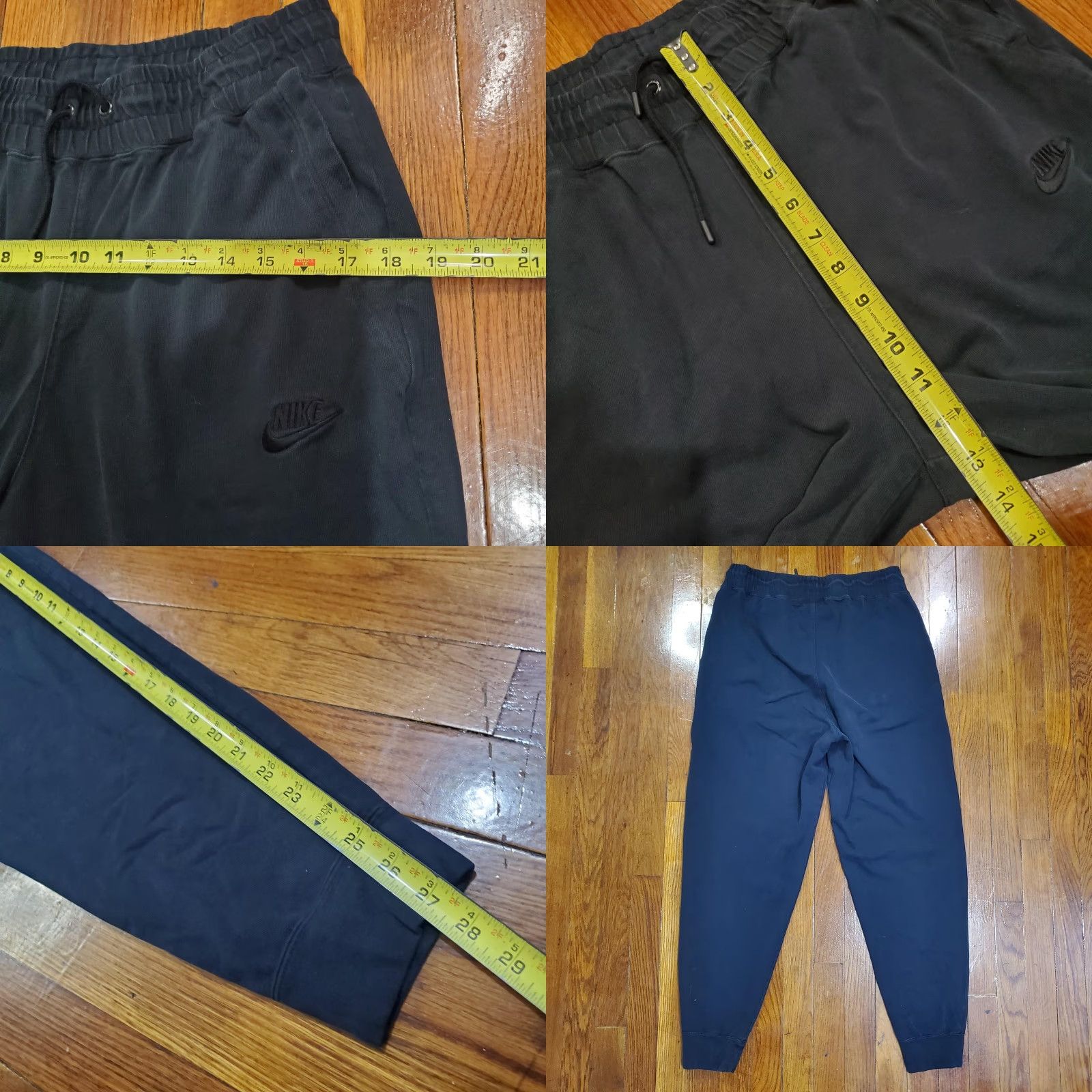 Nike Nike Pants Mens Medium Black CQ9899-010 Joggers Swoosh Sweatpants Athletic Size US 31 - 8 Thumbnail
