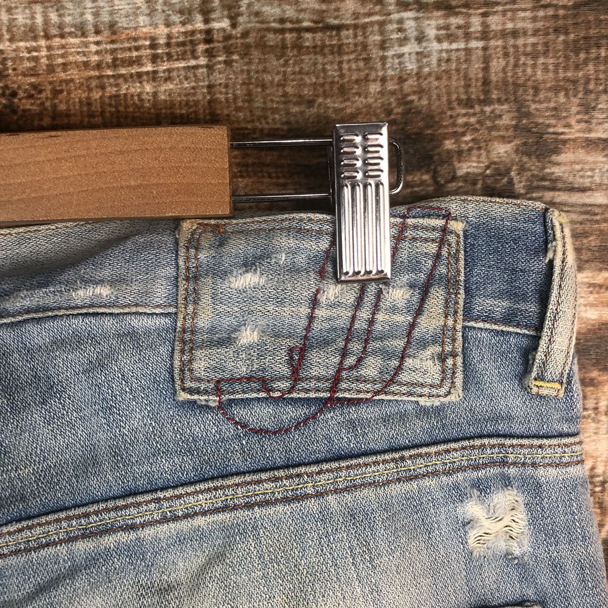 Jack & Jones DL Jack Jones Blue Denim Pants #C295 Size US 32 / EU 48 - 19 Thumbnail