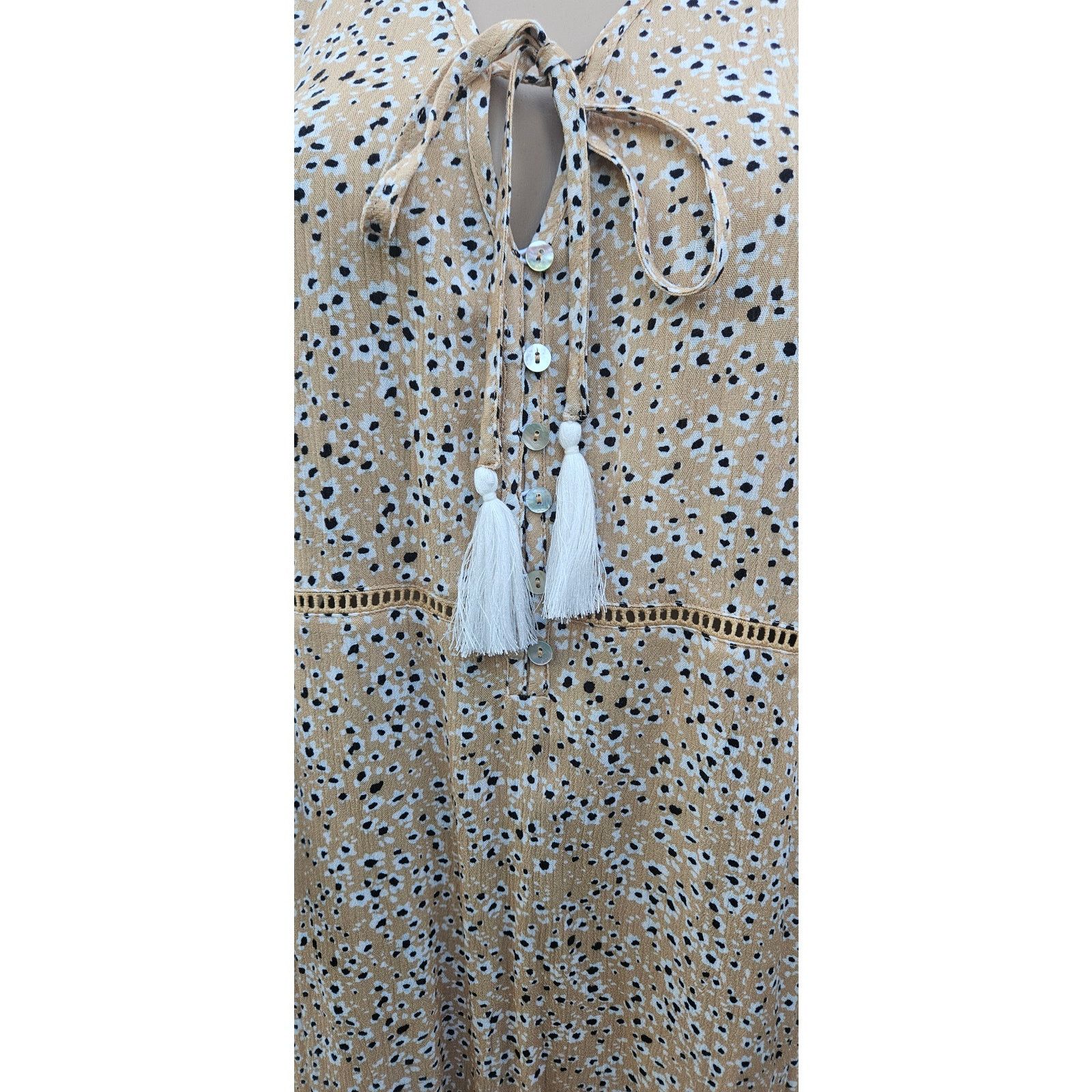 Tribal Streetwear Tribal 100% Rayon, 3/4 Sleeve Dress, Boho Dress. Maternity Size M / US 6-8 / IT 42-44 - 8 Thumbnail
