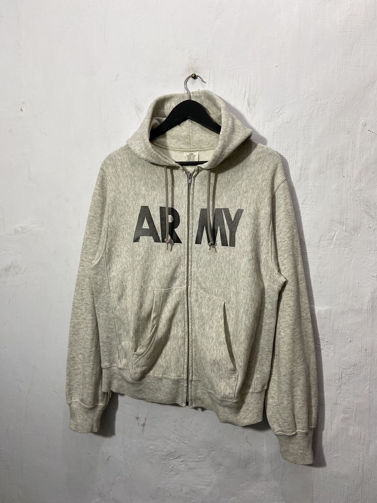 Vintage Vintage 90s ARMY PFU Zipp Up Hoodie Size US M / EU 48-50 / 2 - 1 Thumbnail