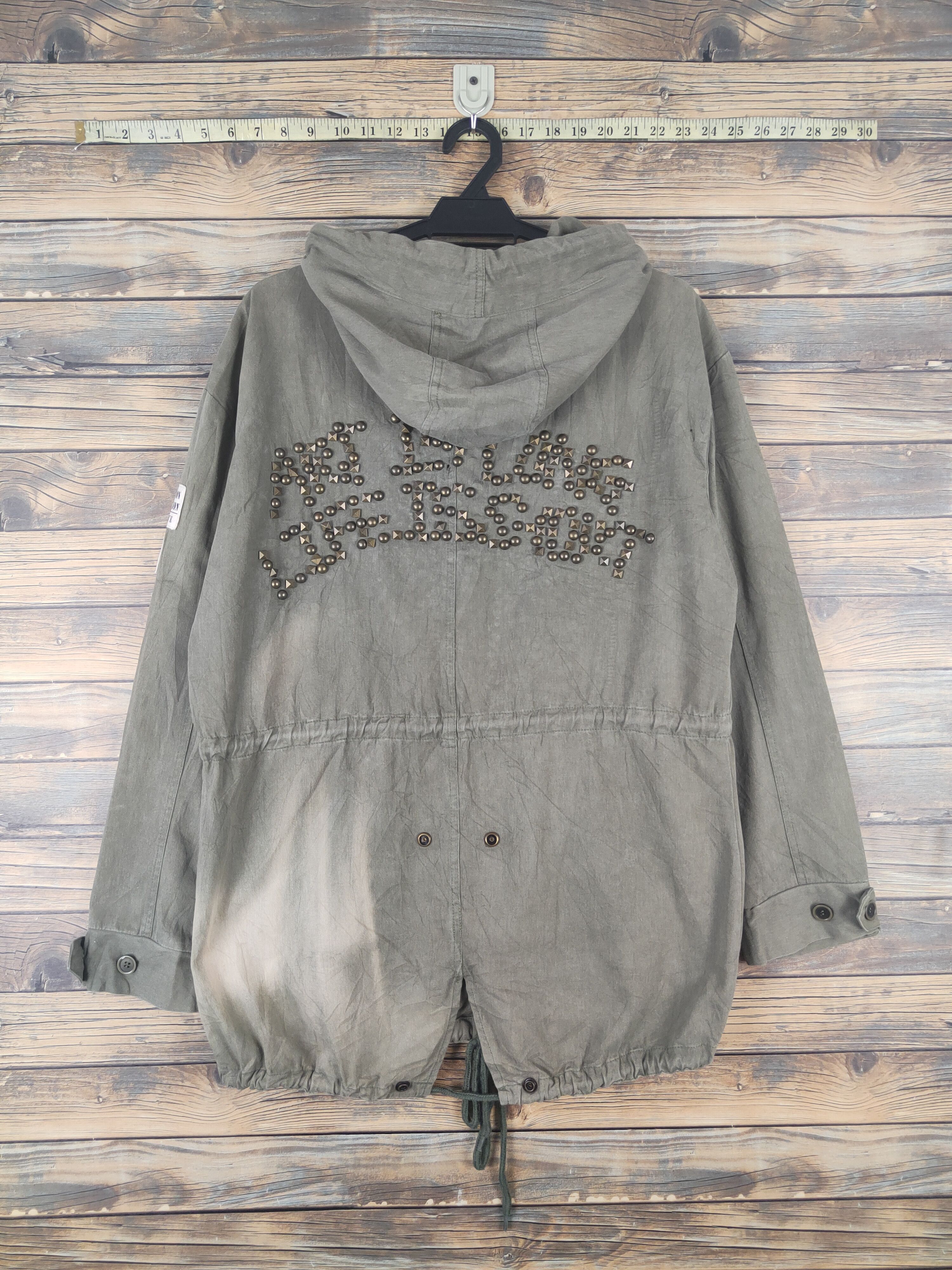 Japanese Brand × Vintage Vintage Langrit Olive Faded Hoodie Jackets Size US L / EU 52-54 / 3 - 10 Thumbnail