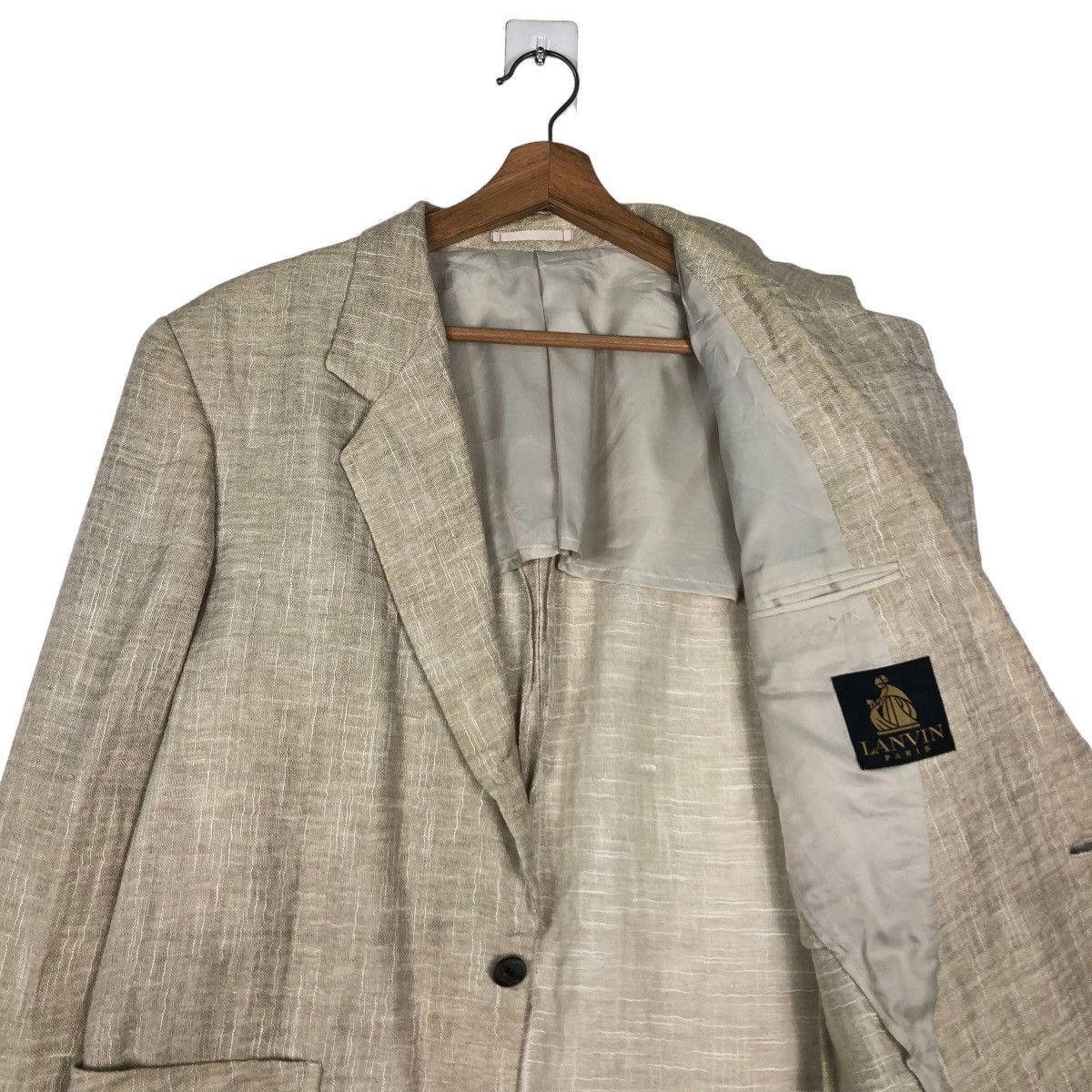 Japanese Brand 🔥Vintage Lanvin Paris Casual Coats Jackets Double Breast Size US M / EU 48-50 / 2 - 12 Thumbnail