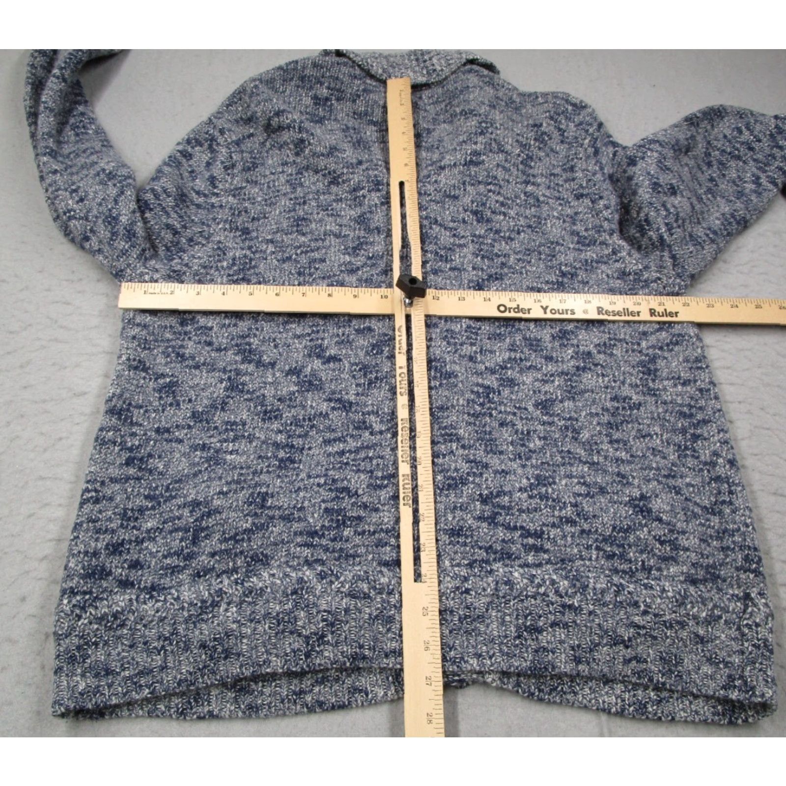 Bonobos BONOBOS Sweater Mens 2XL Slim Blue Cable-Knit Button Up Shawl Cardigan Casual Outdoor Size US XXL / EU 58 / 5 - 6 Thumbnail