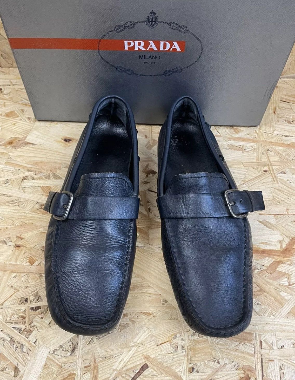 Prada Prada moccasins size 12 Size US 12 / EU 45 - 1 Thumbnail