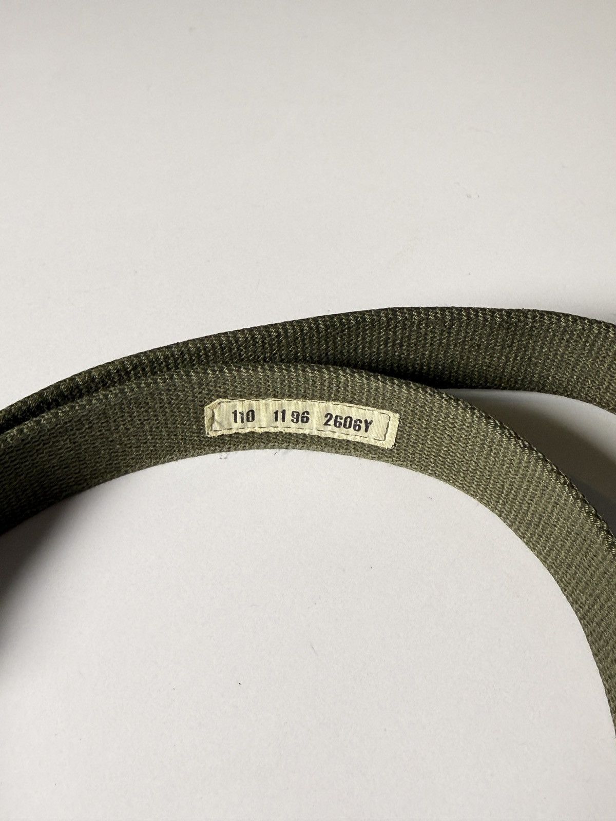 Seditionaries Vintage Bundeswehr web belt Size ONE SIZE - 3 Thumbnail