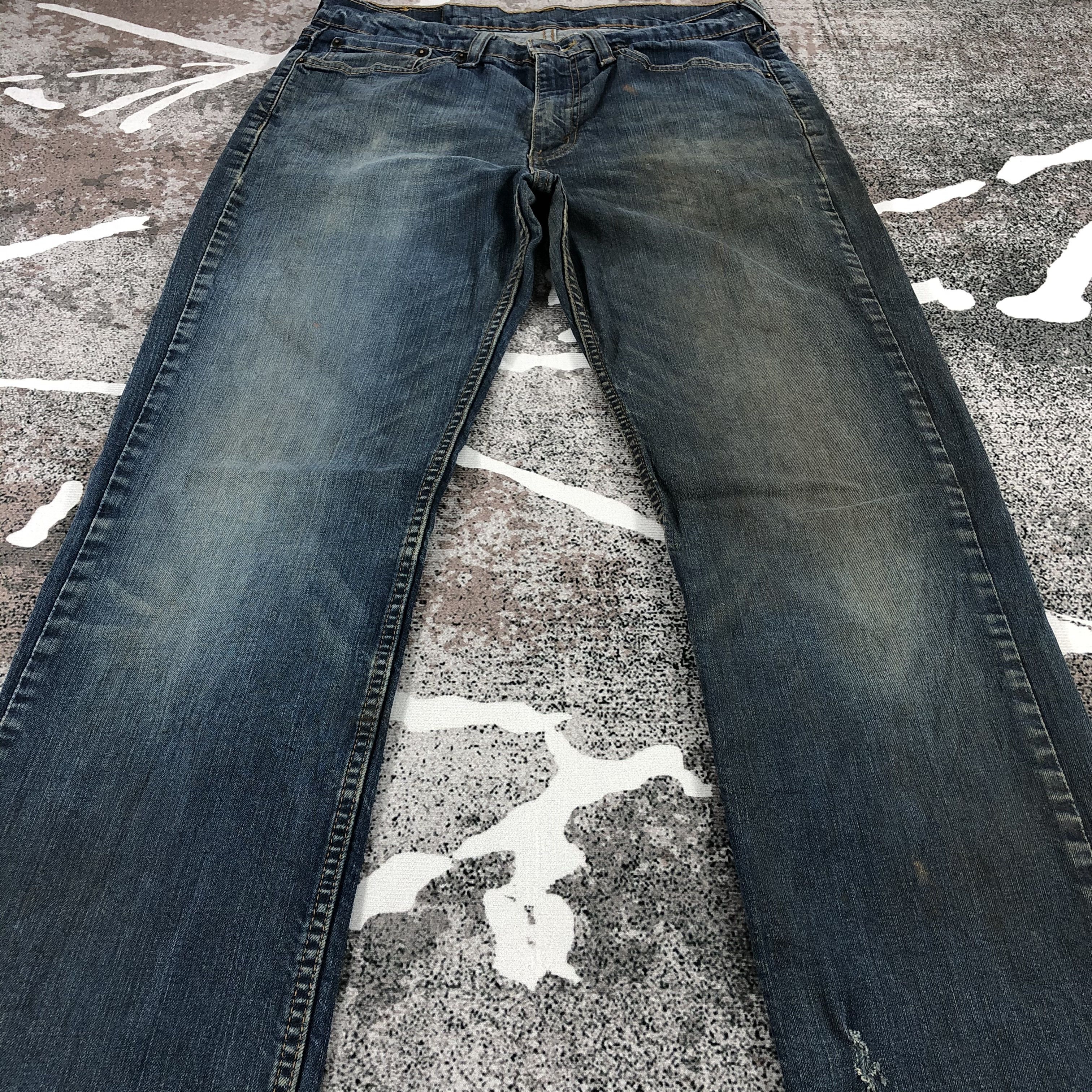 Levi's Vintage Levis 514 Jeans Dirty Blue Wash Denim KJ569 Size US 32 / EU 48 - 3 Thumbnail