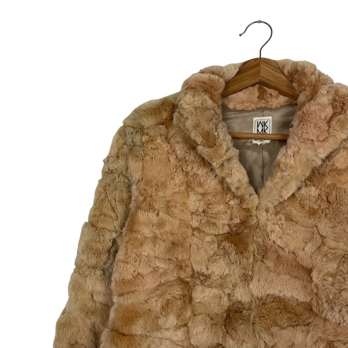 Michel Klein Michel Klein Chunky Brown Rabbit Fur Coat Size S / US 4 / IT 40 - 6 Thumbnail