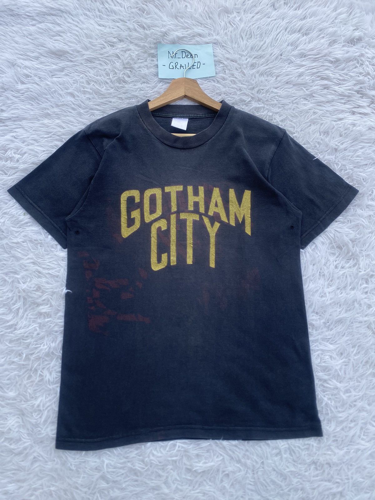 Japanese Brand Rare Vintage Gotham City Inspired Number (N)ine Tshirt Size US S / EU 44-46 / 1 - 2 Thumbnail