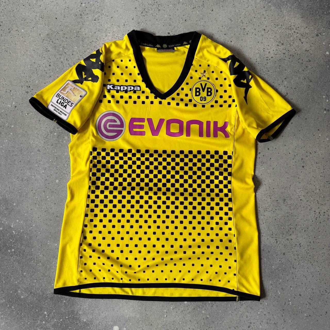 Vintage Borrusia Dortmund 2010 Vintage Home Jersey #10 Mario Gotze Size US L / EU 52-54 / 3 - 1 Thumbnail