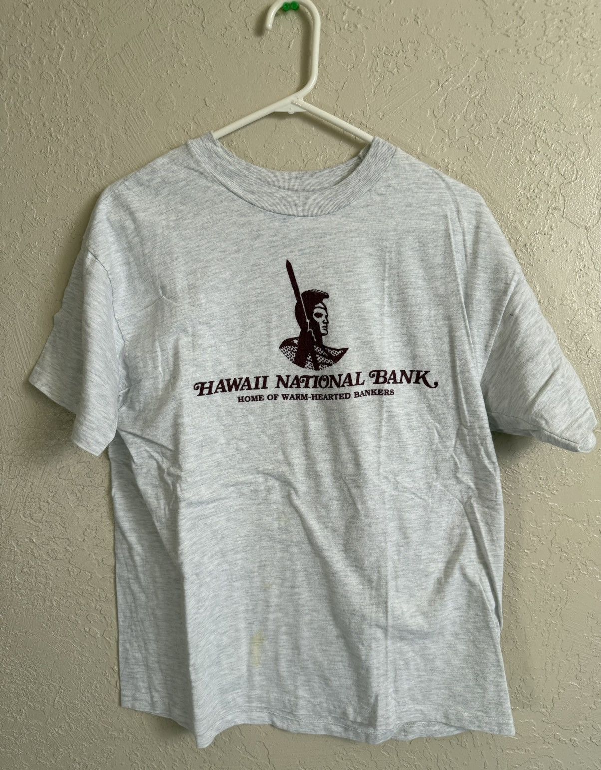 Hanes Vintage Hawaii National Bank Shirt Size US M / EU 48-50 / 2 - 1 Thumbnail