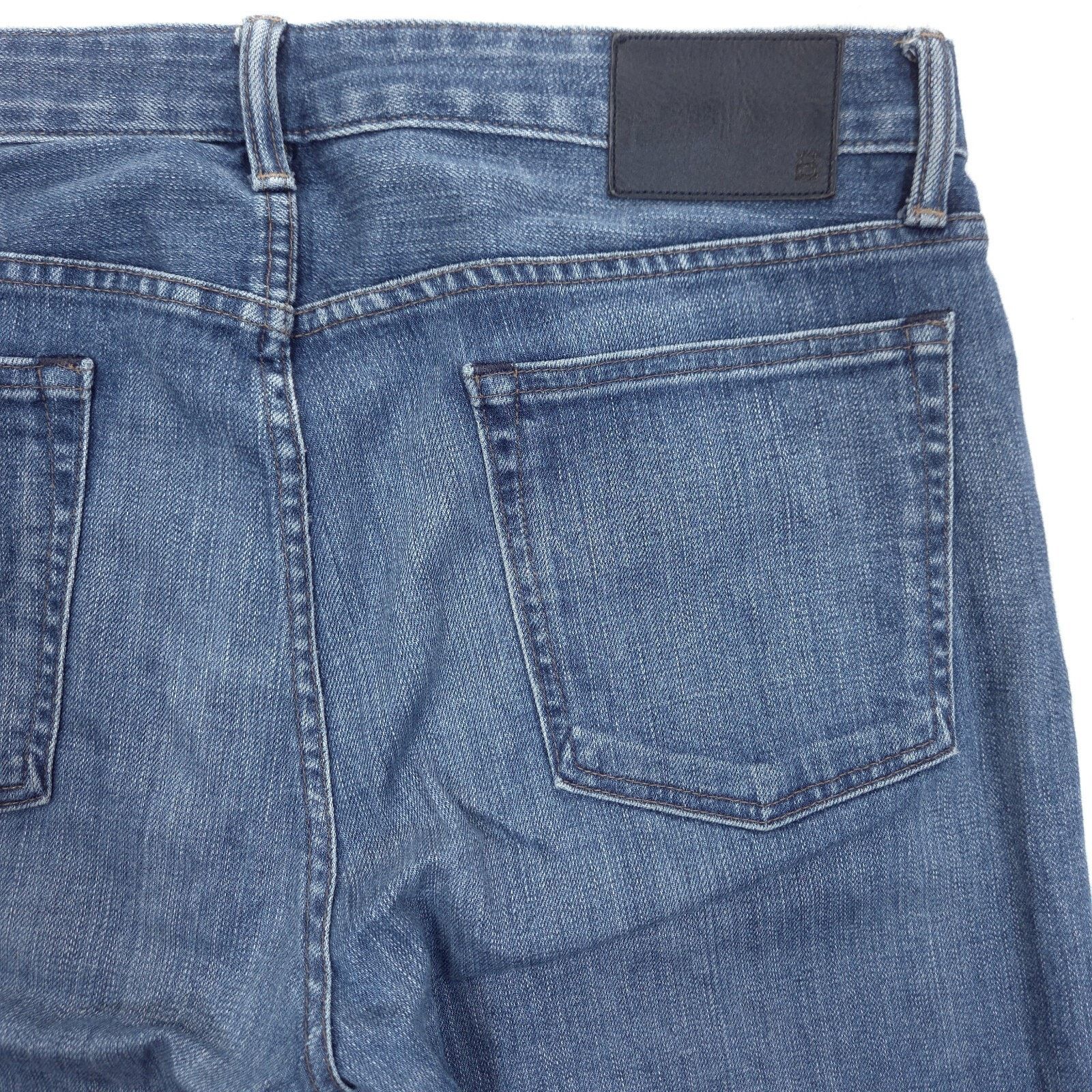Bonobos Bonobos Selvedge Jeans Mens 35x35 Slim Fit Stretch Blue USA Size US 35 - 10 Thumbnail