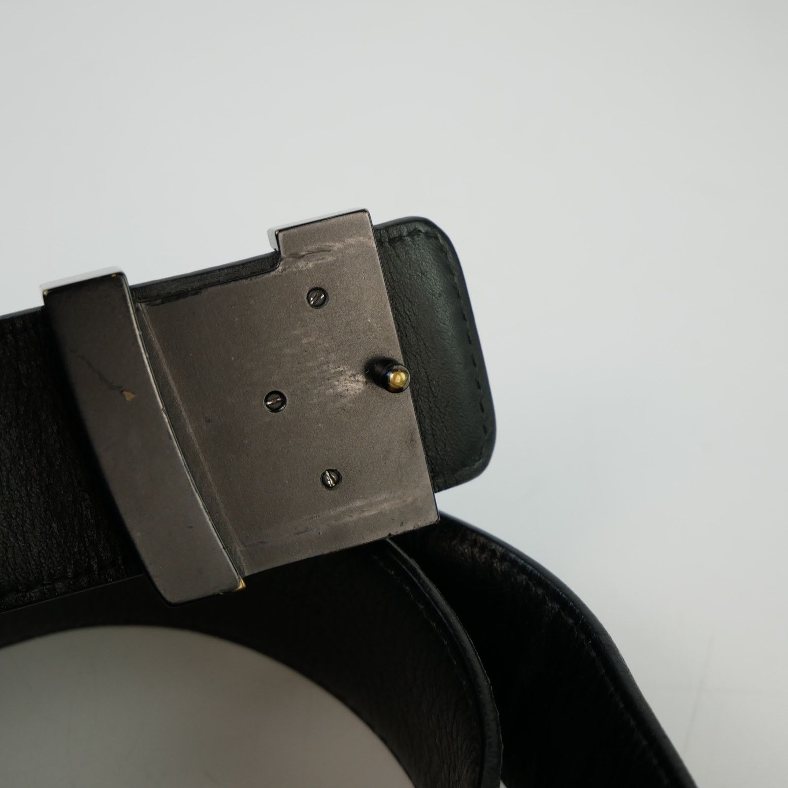 Louis Vuitton Louis Vuitton Ceinture Initiales Damier Graphite Belt Size ONE SIZE - 4 Thumbnail