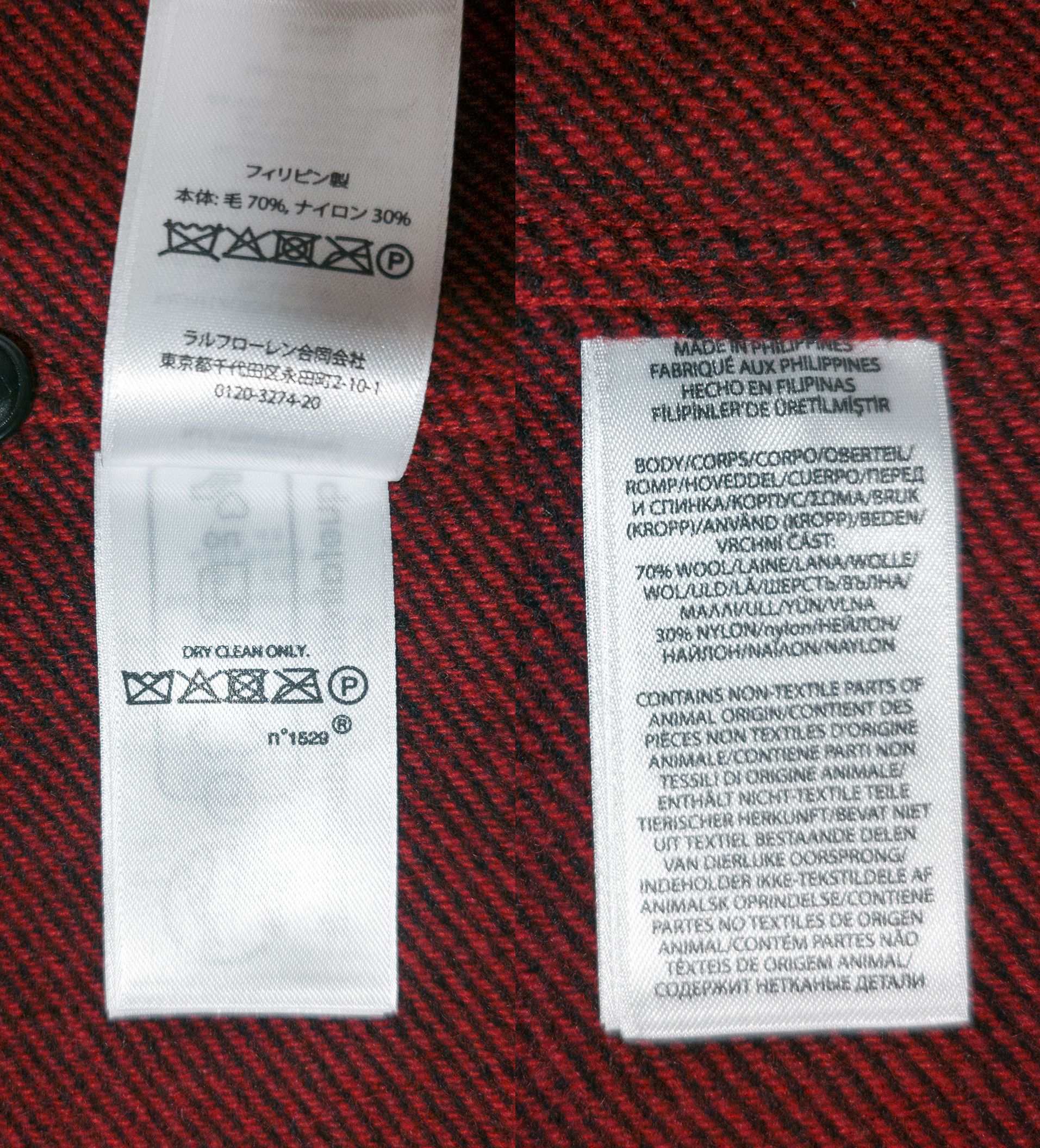 Polo Ralph Lauren MSRP~350€ Overshirt Wool Tweed + Leather, Mounties Style Red Size US S / EU 44-46 / 1 - 17 Thumbnail
