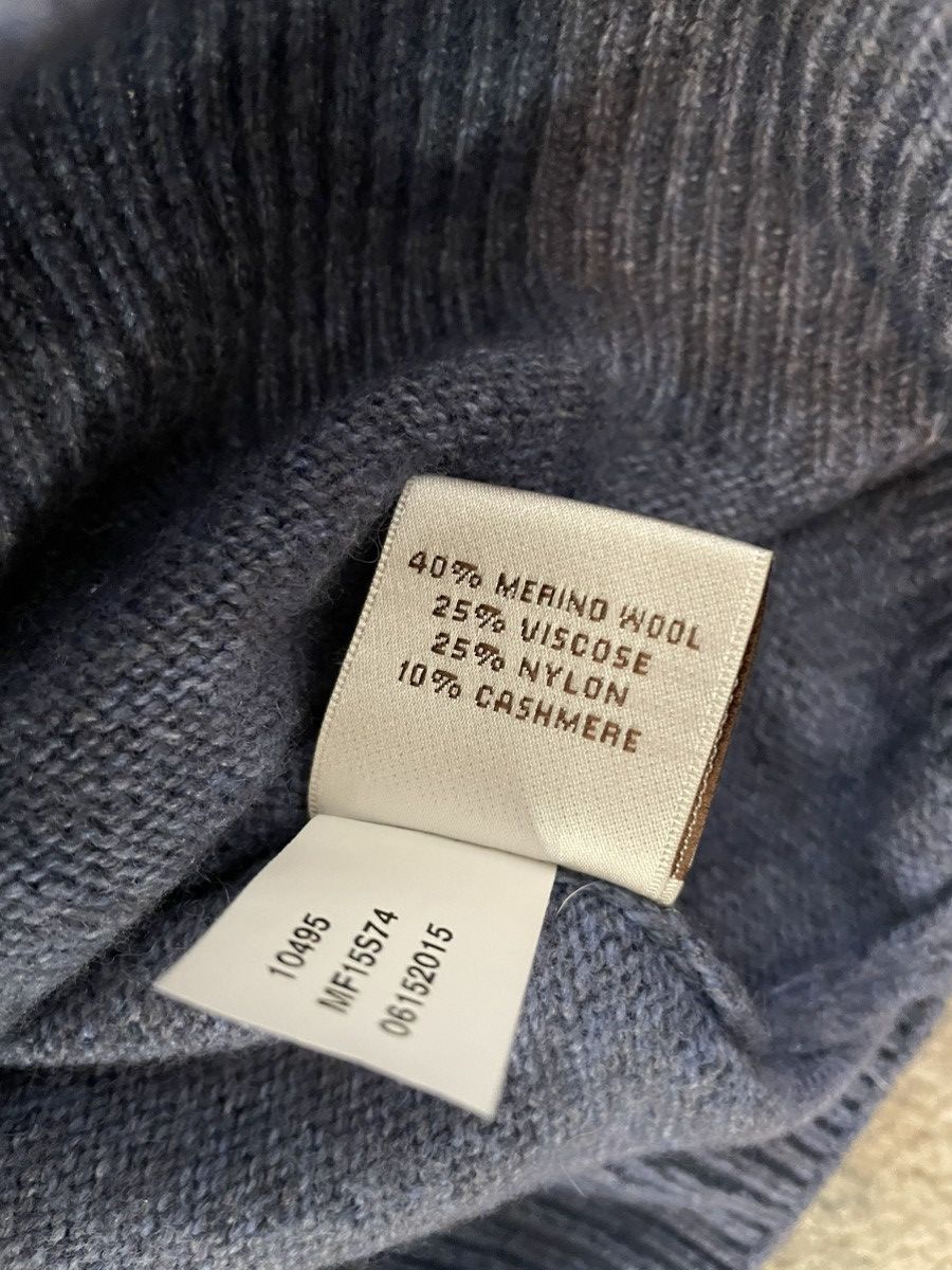 Peter Millar Italian Made Cashmere Blend 1/4 Zip Jumper Size US XL / EU 56 / 4 - 4 Thumbnail
