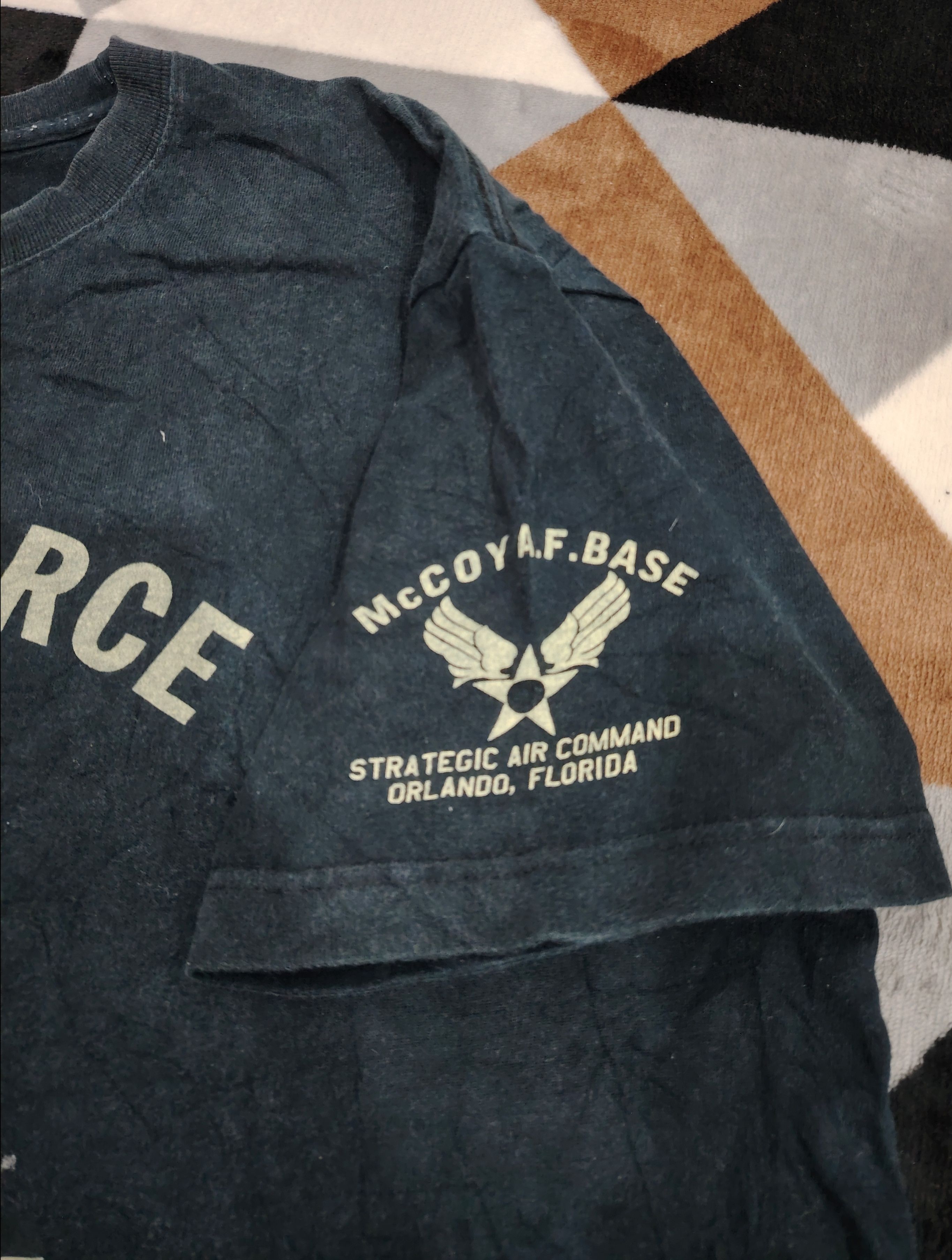 Vintage Vintage US Air Force Mc Coy A.F. Base 0.2oz T-Shirt Size US XL / EU 56 / 4 - 3 Thumbnail