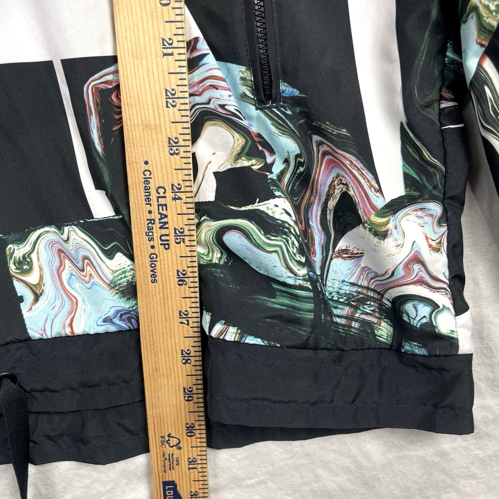 Nike Nike Windrunner Jacket Womens XL Black Marble Windbreaker Half Zip Hooded BQ6783-010 Size XL / US 12-14 / IT 48-50 - 7 Thumbnail