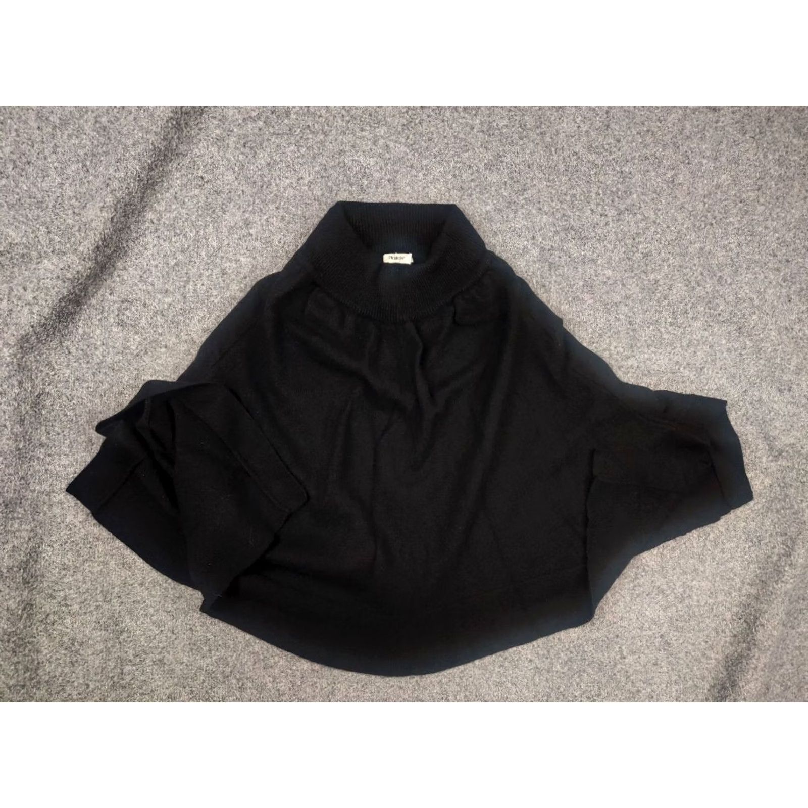 Issey Miyake VINTAGE ISSEY MIYAKE Japan women's cardigan sweater black knit crew neck long sleeve M Wool logo solid cable-knit Size M / US 6-8 / IT 42-44 - 2 Thumbnail