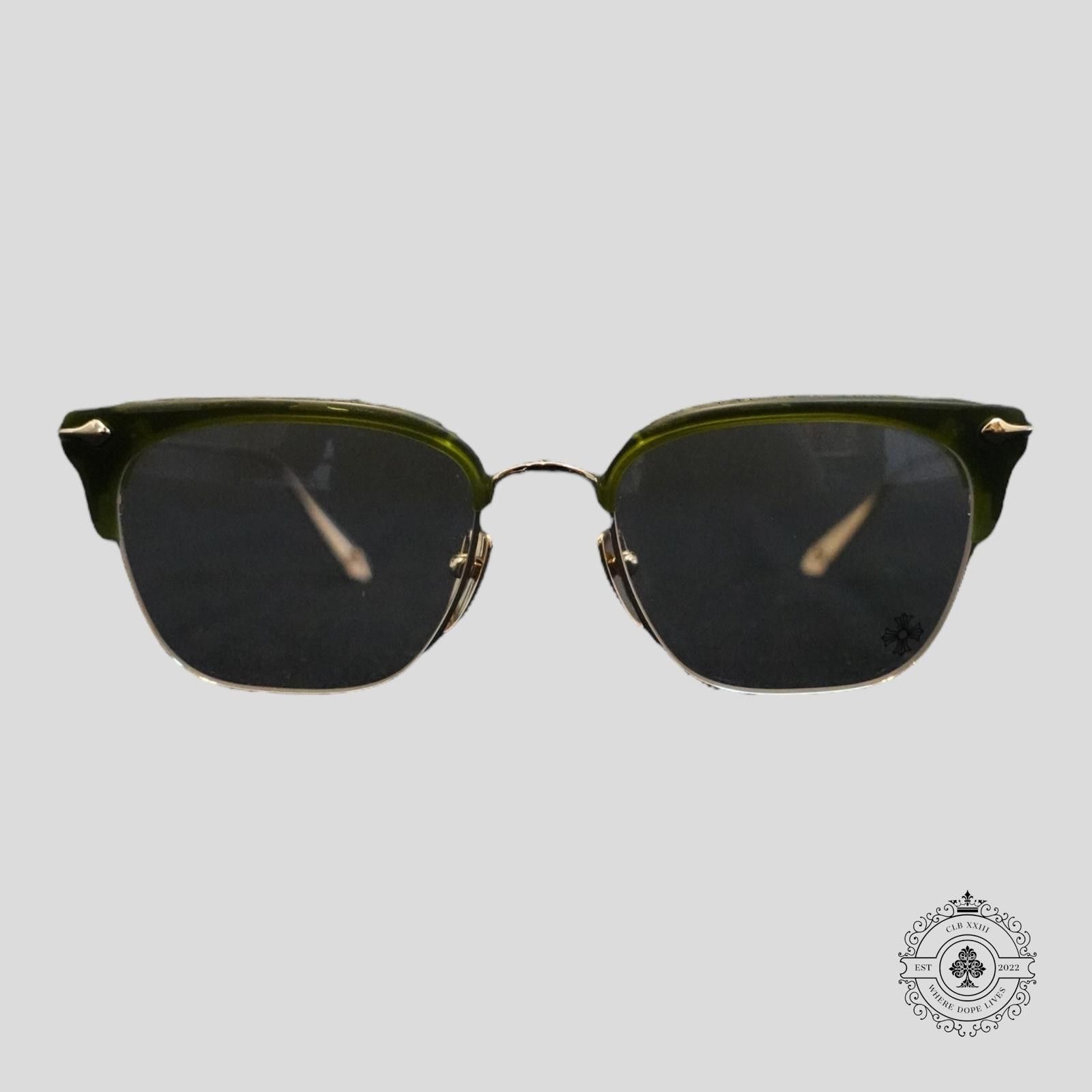 Chrome Hearts Chrome Hearts Sluntradiction Sunglasses in Matte Black/Gold Size ONE SIZE - 1 Thumbnail