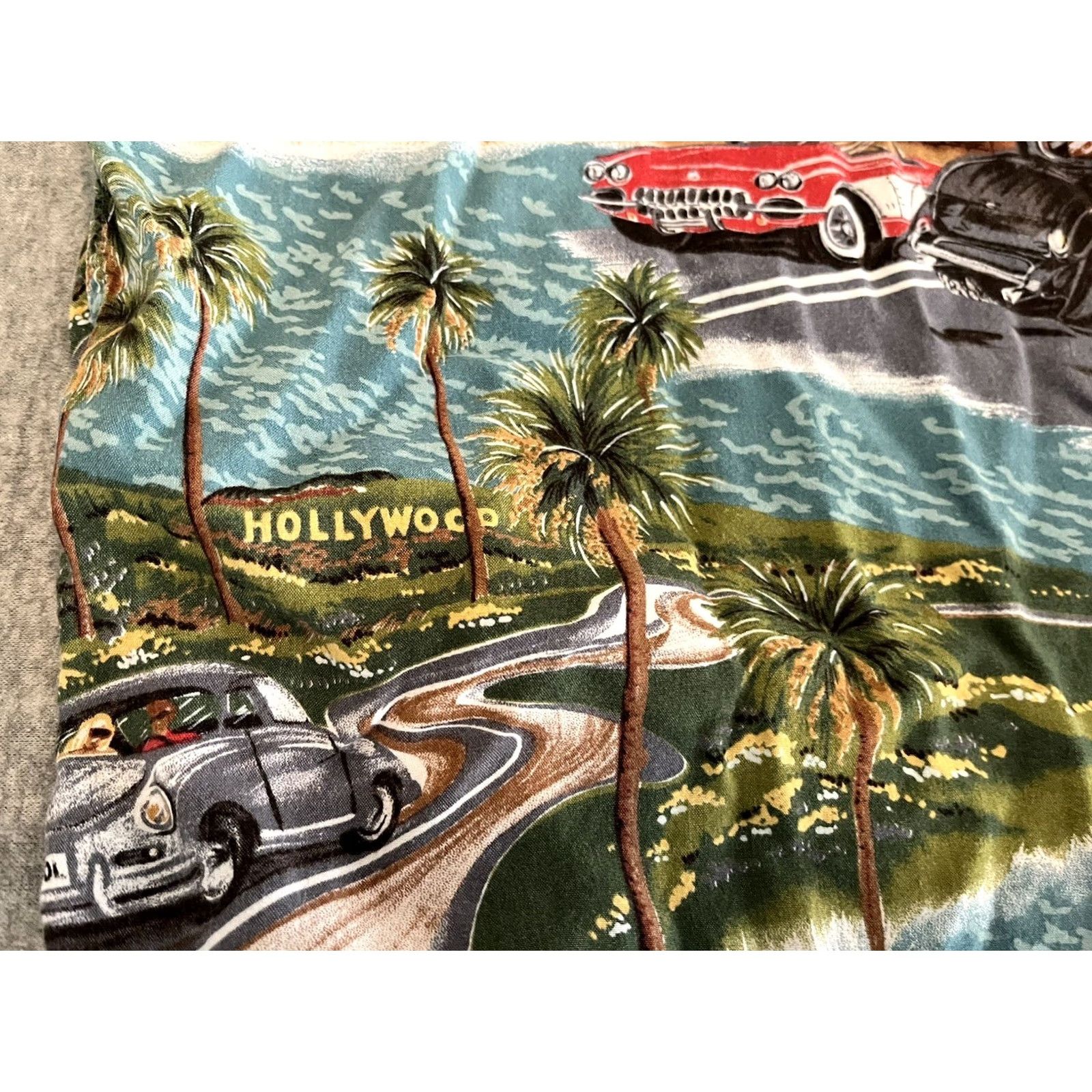 Reyn Spooner Reyn Spooner California Classic Cars Rayon Hawaiian Shirt Medium/Large Hip Santana? Size US M / EU 48-50 / 2 - 5 Thumbnail