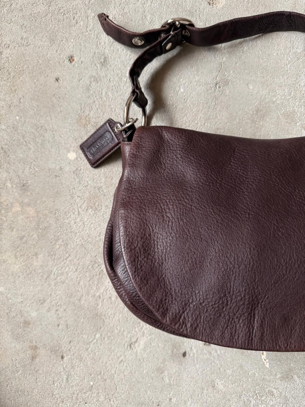 Coach Coach Pebbled Leather Hobo Shoulder Bag Brown Size ONE SIZE - 2 Thumbnail