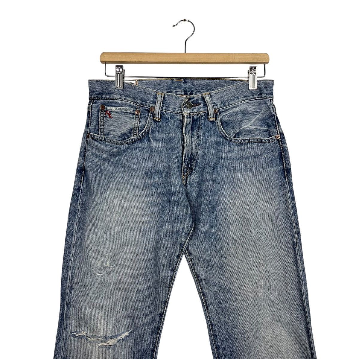 Polo Ralph Lauren Vintage Polo Ralph Lauren Distressed Denim Jeans Size 31" - 3 Thumbnail